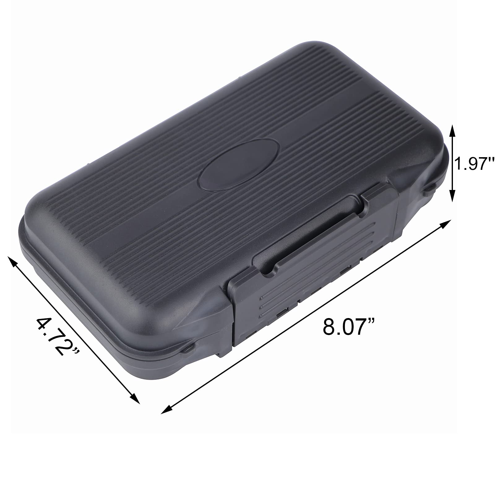 **Floating Fishing Tackle Box with Adjustable Dividers - Double-Sided Waterproof Storage Organizer for Lures, Hooks, Beads & Jewelry - Perfect for Fishing Trips & DIY Craft Organization**