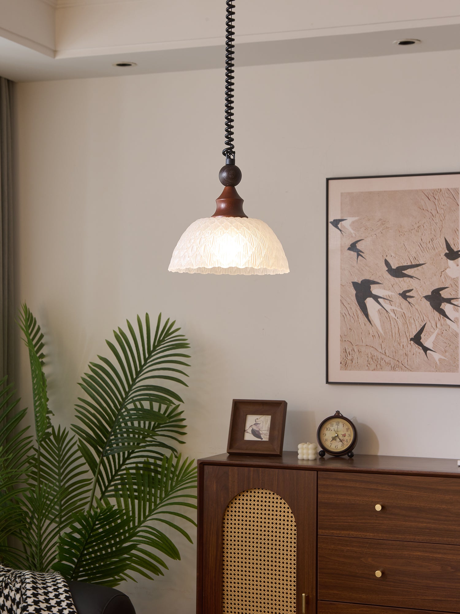 Monet Pendant Lamp - Modern Glass Hanging Light Fixture for Dining Room, Kitchen Island & Bedroom Decor | Elegant Ceiling Lighting for Home & Office