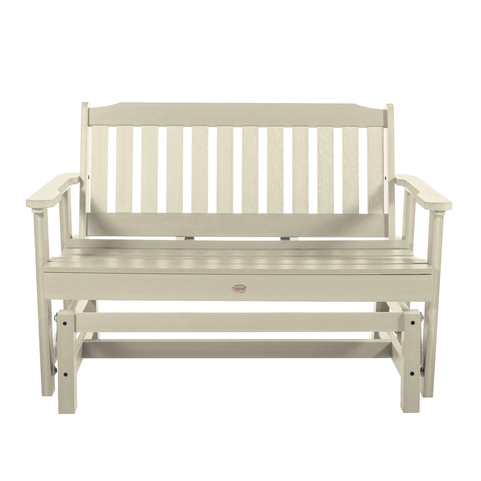 Lehigh 4ft Garden Gliding Bench - Outdoor Patio Swing Chair for Relaxing in Backyard, Porch, or Garden
