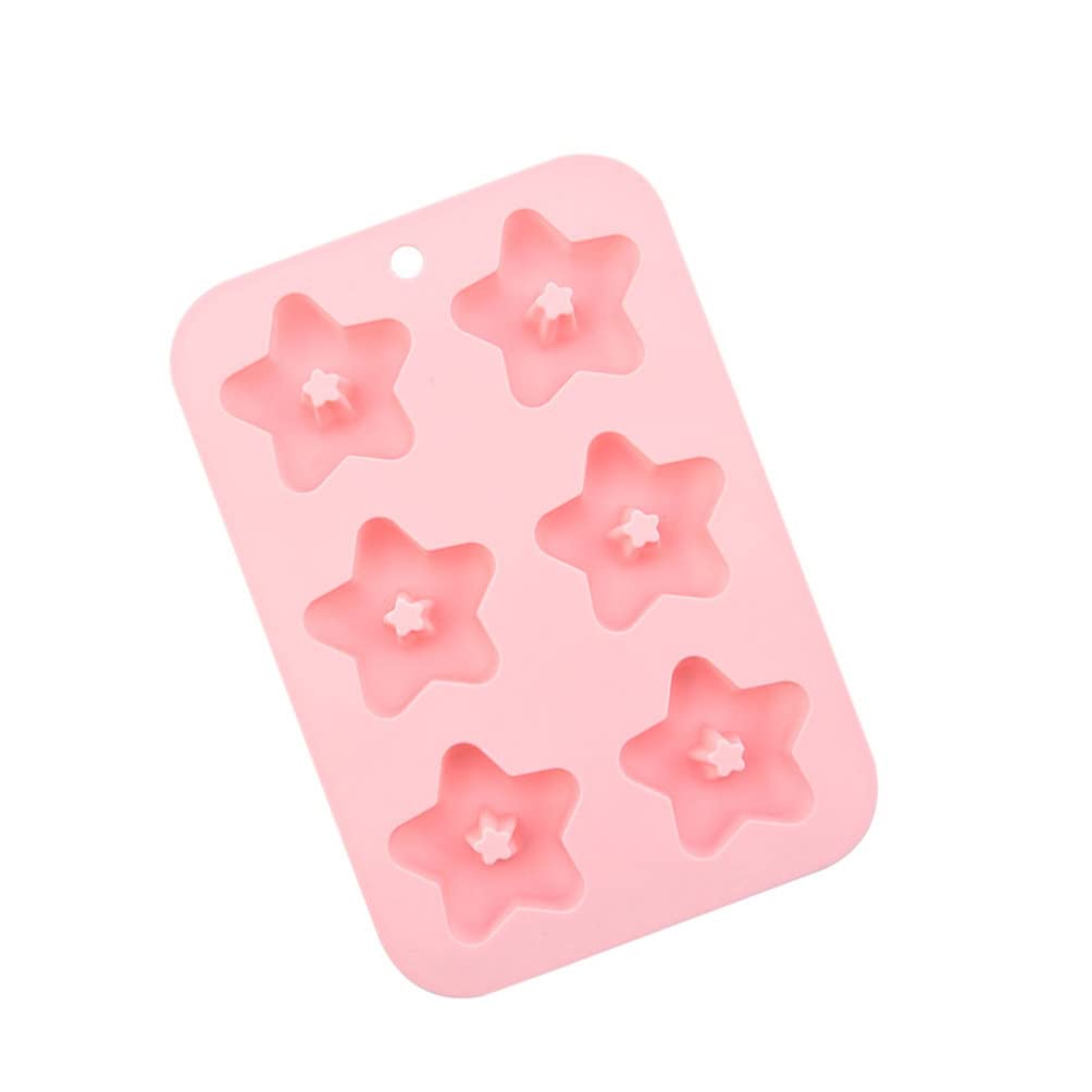UPKOCH 12-Piece Silicone Donut Baking Molds Set - Non-Stick Star Shaped Cake Pan for Homemade Donuts, Cupcakes, Chocolate & Candy Making - Perfect for Home Kitchen, Bakery & Restaurant Use - Dishwasher Safe & BPA Free