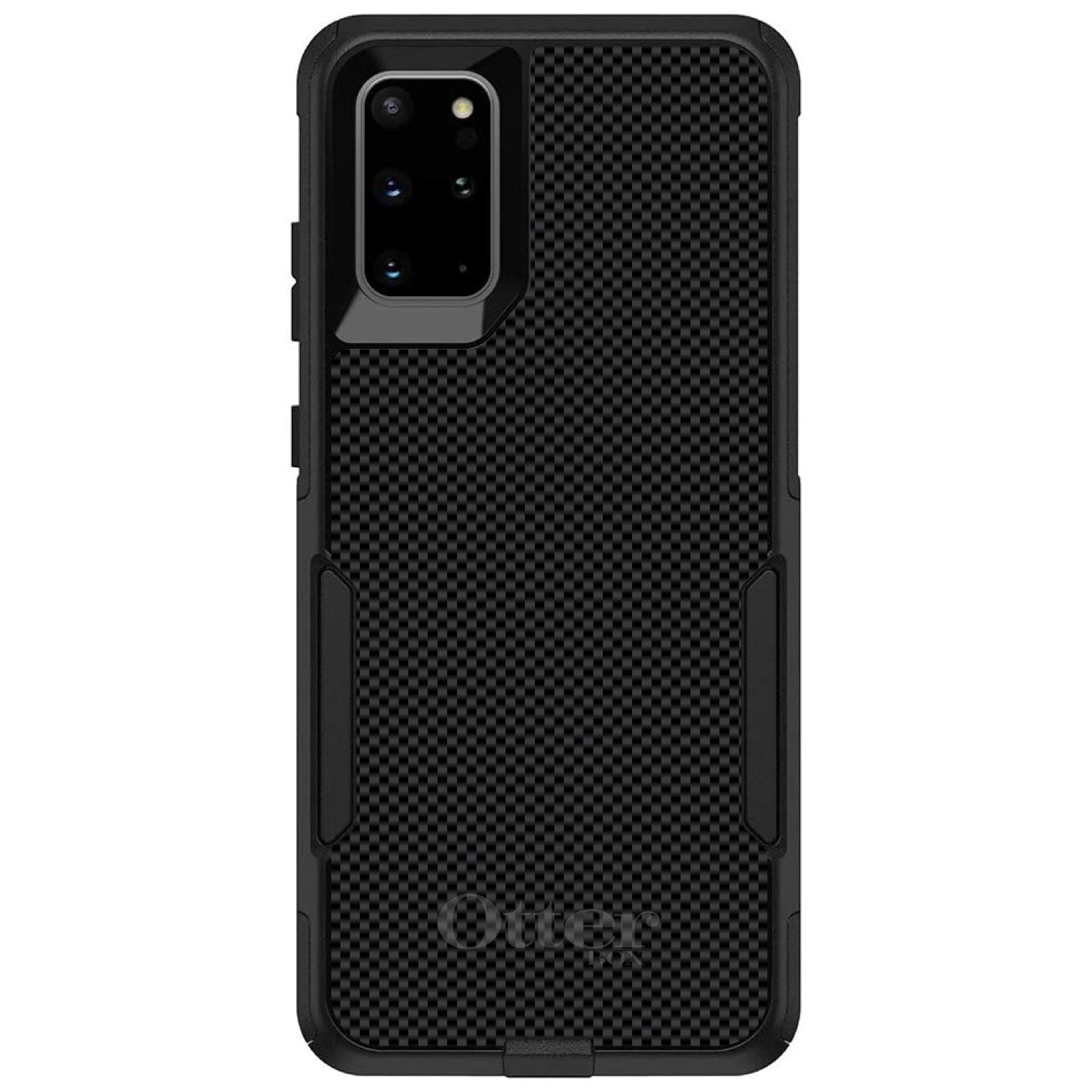 DistinctInk Samsung Galaxy S20 Ultra & S20 Ultra 5G Case (6.9 Inch) - Premium Black Grey Carbon Fiber Protective Cover - OtterBox Commuter Replacement - Perfect for Work, Travel & Everyday Use