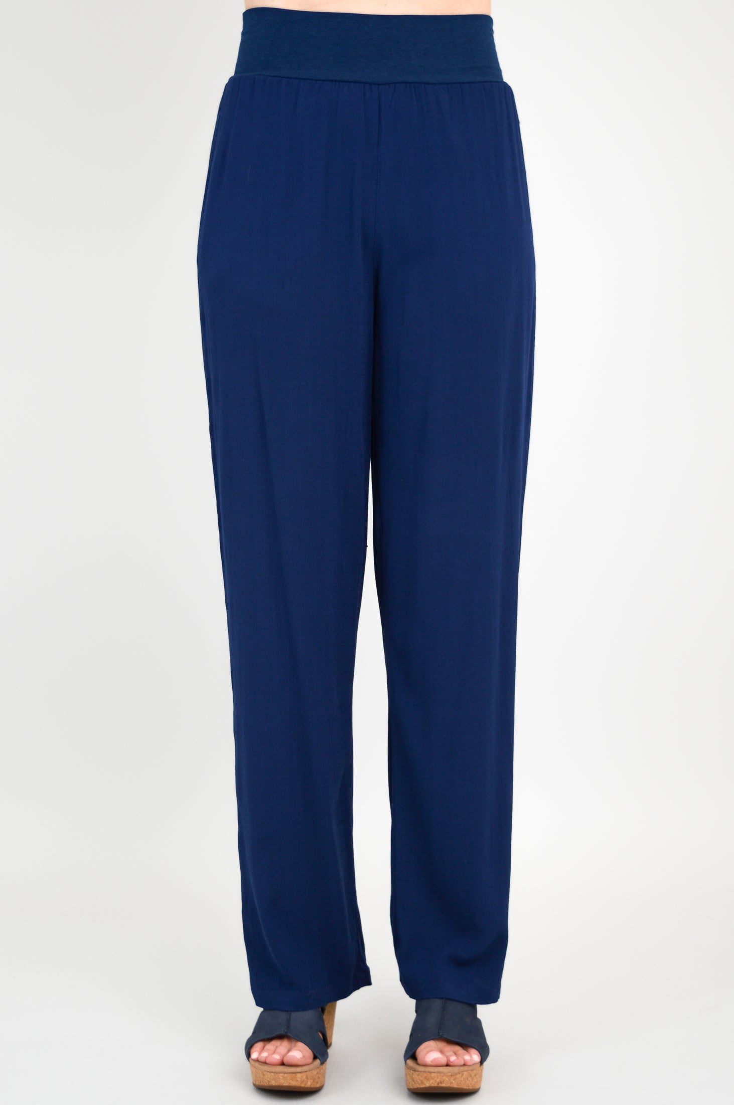 Landon Men's Linen Bamboo Pants - Comfortable & Breathable Indigo Casual Trousers for Outdoor Activities & Relaxation