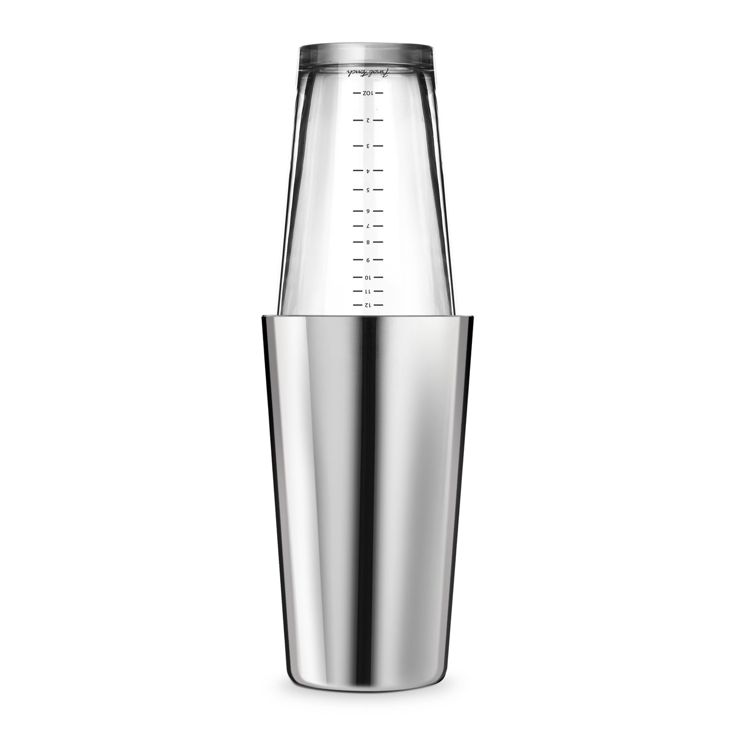 Premium Final Touch Double Wall Boston Shaker - 18/8 Stainless Steel Cocktail Mixing Cup with Leak-Proof Lid - Perfect for Bartenders, Home Bars & Professional Mixology (Ideal for Mojitos, Margaritas & Craft Cocktails)