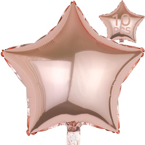 Pearl Gold Star Balloons