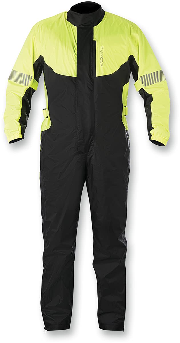 Alpinestars Hurricane One-Piece Rain Suit - Waterproof Motorcycle Riding Gear for Men & Women (Small, Black) | Ideal for Commuting, Touring & Wet Weather Protection