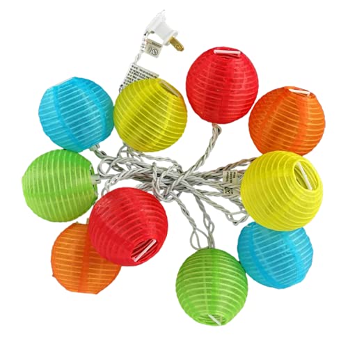 HUAZHQING 10CT Mini Lantern String Lights with Plug - White Wire LED Fairy Lights for Indoor Outdoor Use - Perfect for Bedroom, Wedding, Garden, Patio & Kitchen Decor - Create Cozy Ambiance for Parties, Holidays and Home Decoration