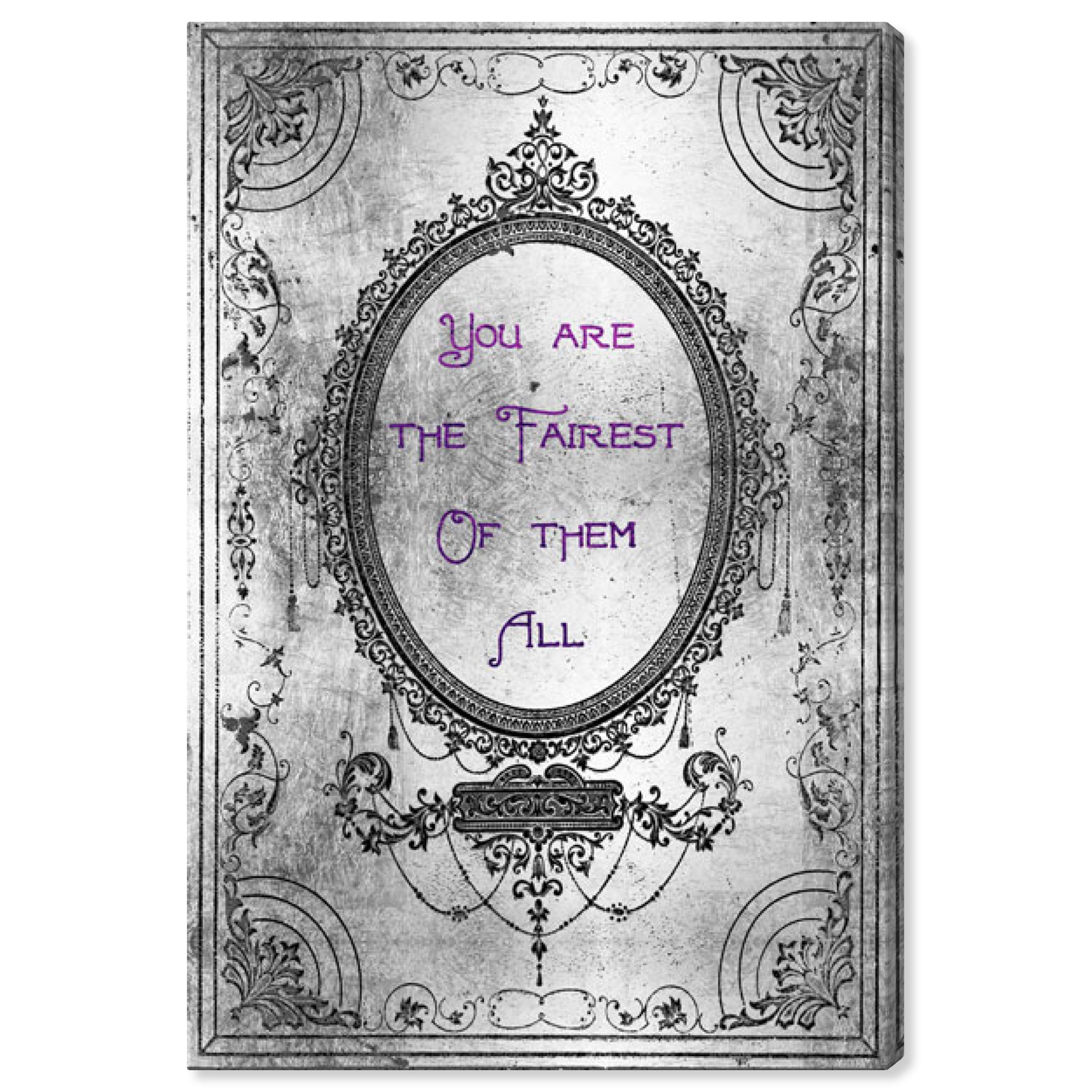 Fantasy Wall Art Canvas Prints 'The Fairest Silver' - Premium Home Decor for Living Room, Bedroom & Office - Perfect Gift for Fantasy Lovers