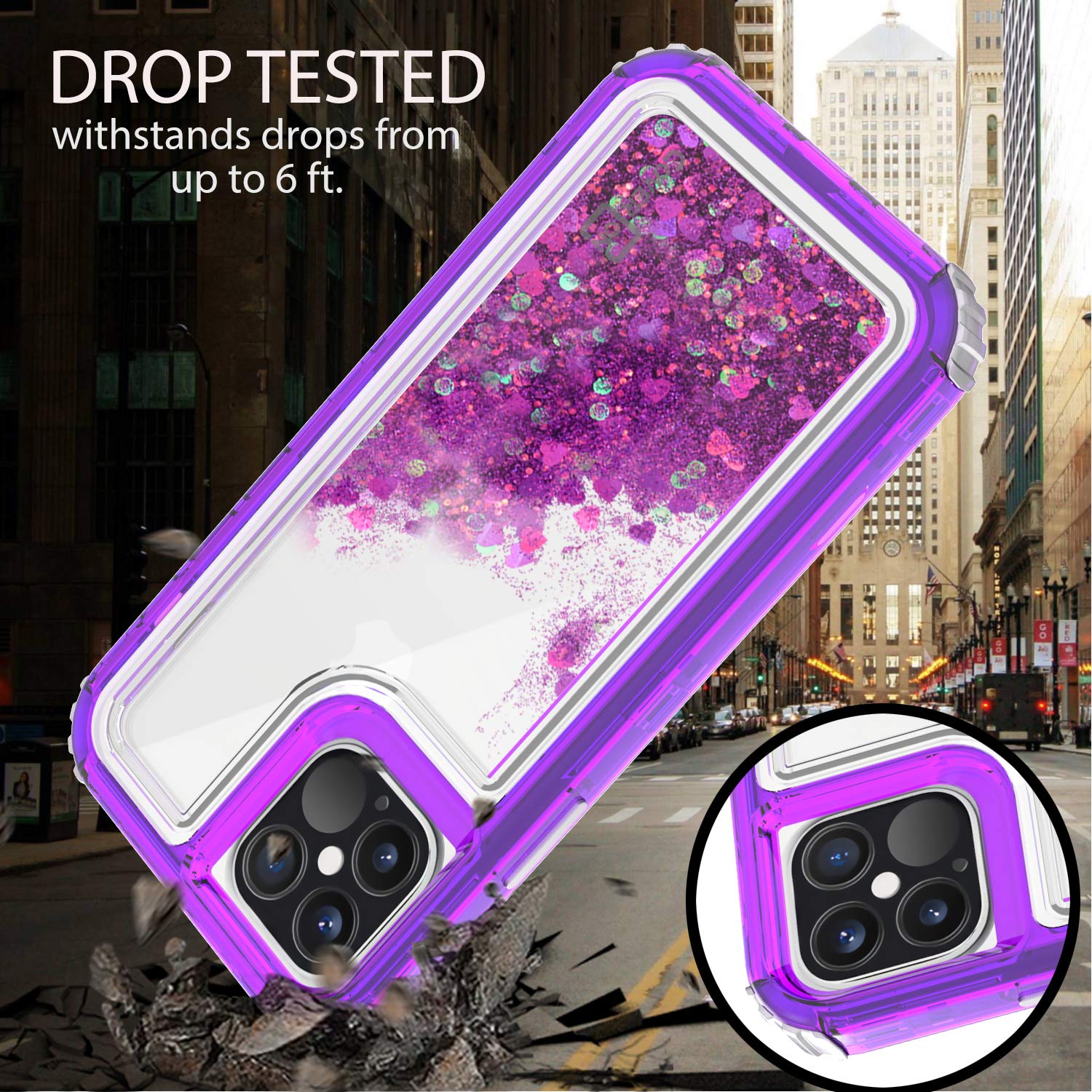 Luxury Liquid Glitter Case for Apple iPhone 12 & iPhone 12 Pro (6.1