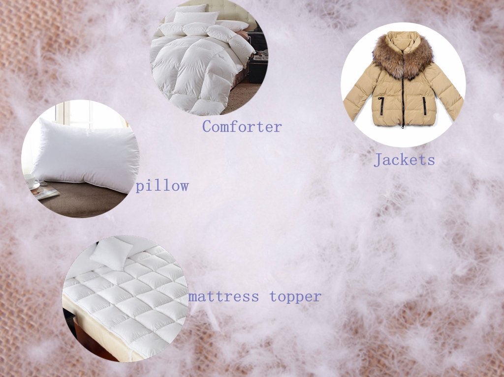 Premium 550 Fill Power White Duck Down - 60% Down & 40% Feather Blend - 1lb Bulk Filling for DIY Pillows, Comforters & Winter Jackets - Hypoallergenic & High Loft Insulation