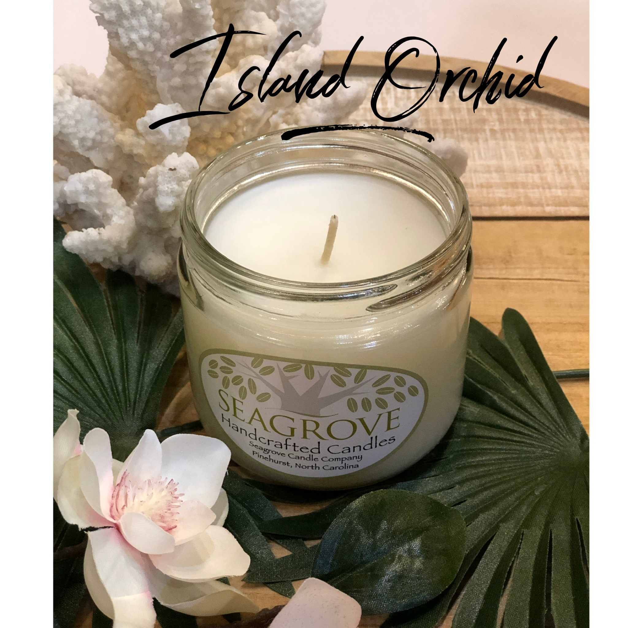 Beach Collection Scented Candles Gift Set - Tropical Coconut & Ocean Breeze Aromatherapy Candles for Home, Spa, Yoga & Relaxation