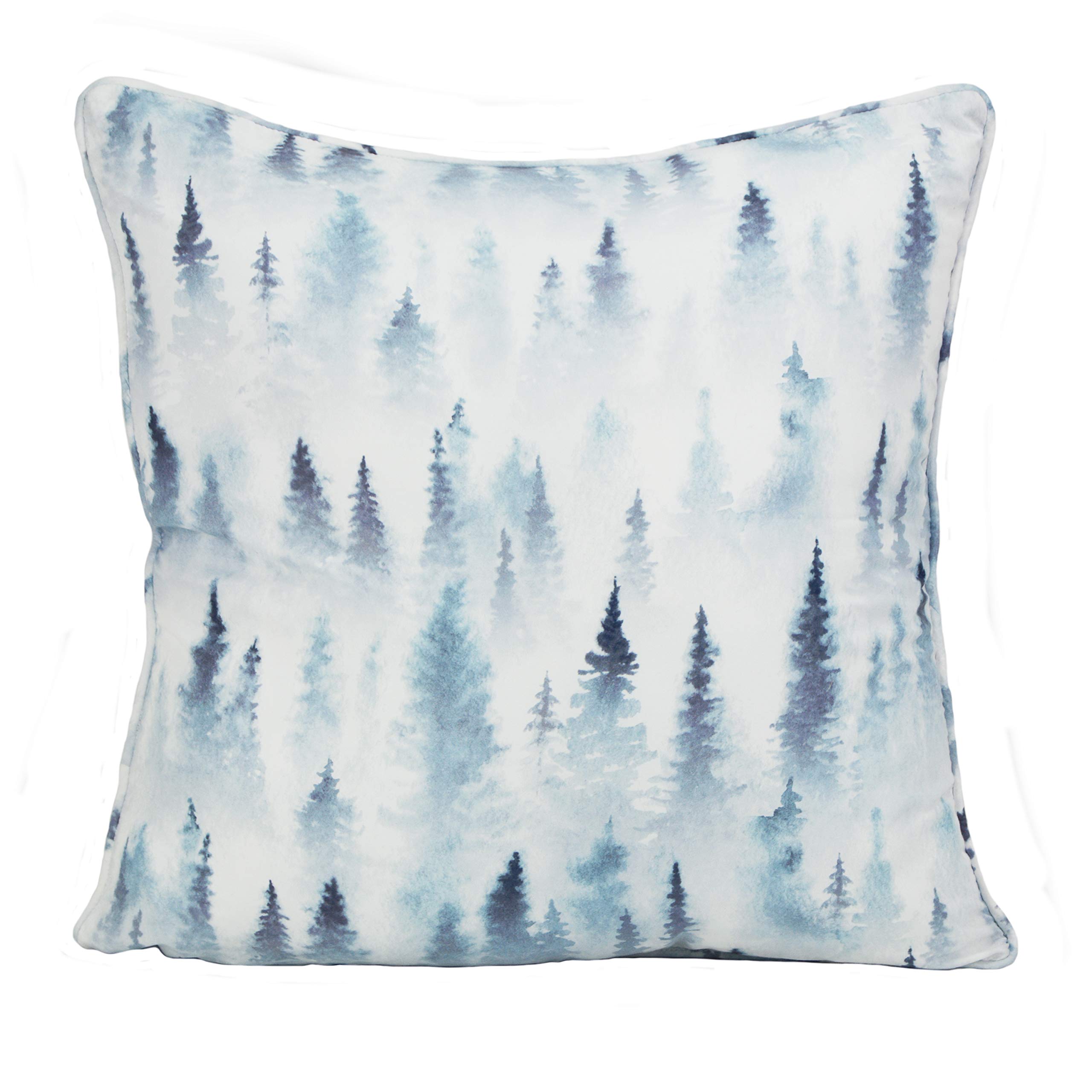 Donna Sharp Decorative Throw Pillow 18x18 Inches - Nightly Walk Tree Design with Zip Closure - Square Couch, Sofa, Bed & Chair Pillow Cover - Perfect for Living Room, Bedroom & Home Decor