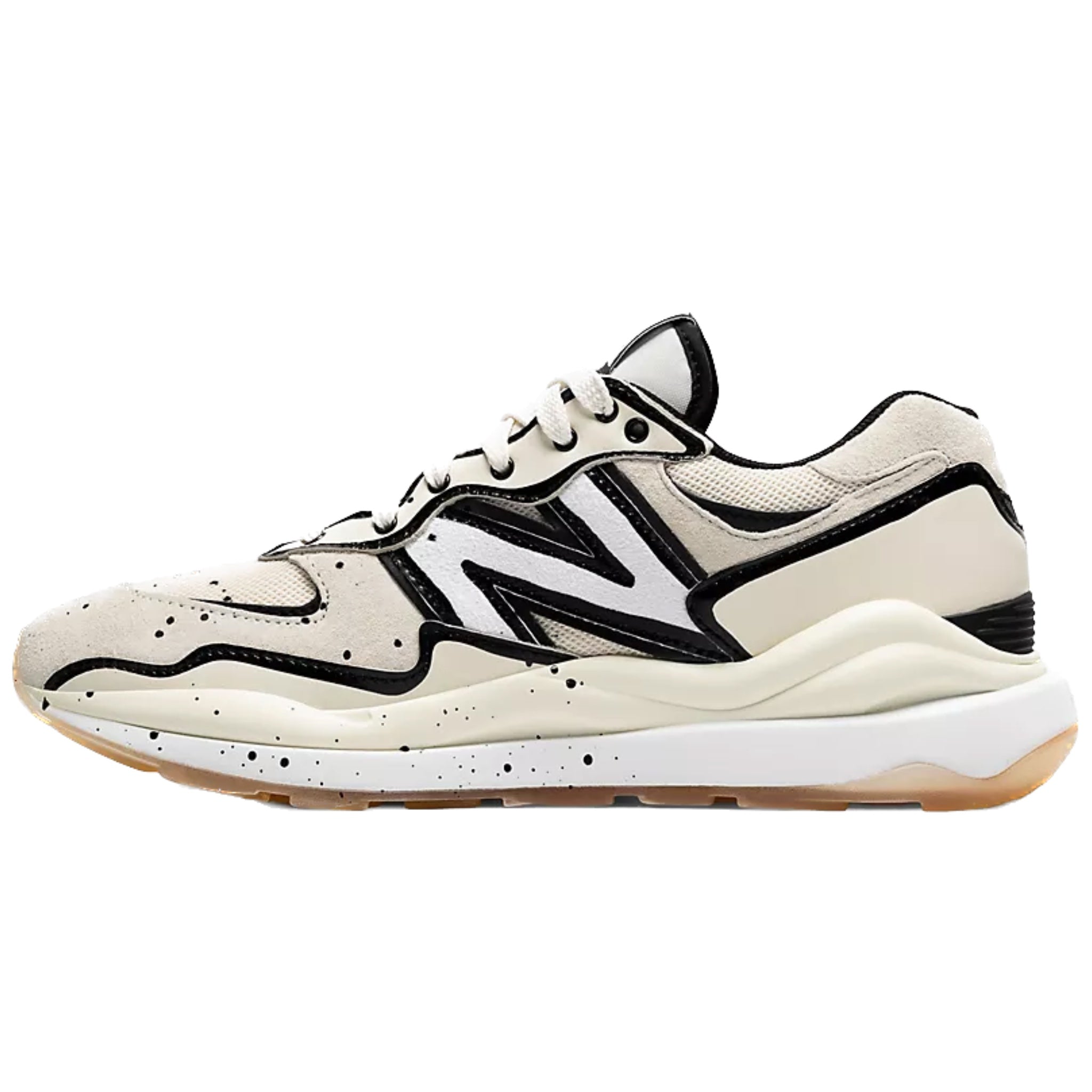 New Balance Joshua Vides x 57/40 Angora Splatter Sneakers - Limited Edition Collab Shoes for Men & Women - Perfect for Streetwear Fashion & Casual Wear