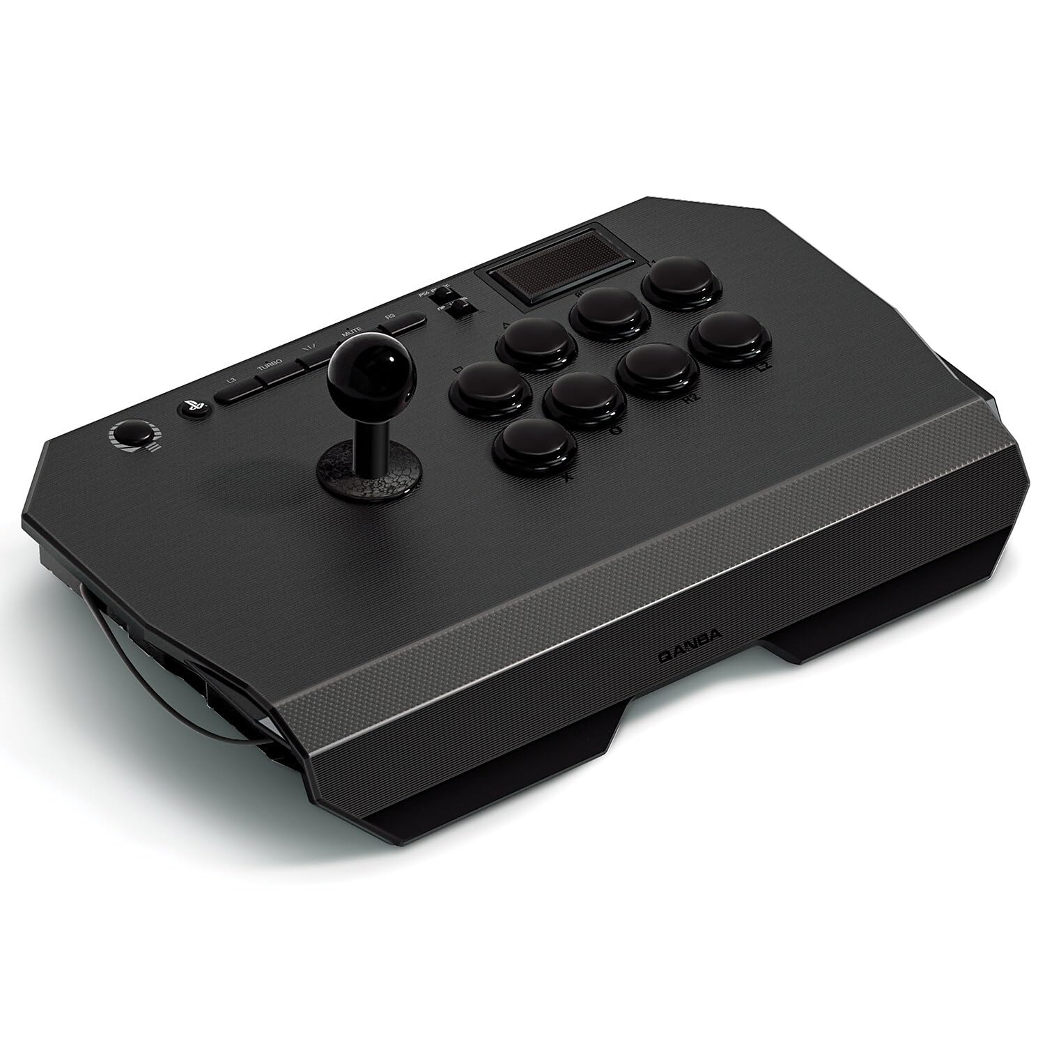 Qanba N3 Drone 2 Wired Arcade Fight Stick for PS5, PS4, PC - Professional Gaming Controller for Fighting Games (Street Fighter, Tekken, Mortal Kombat) - Perfect for Tournaments & Home Gaming Setups