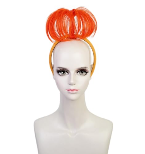 Orange Headband Wigs for Adult