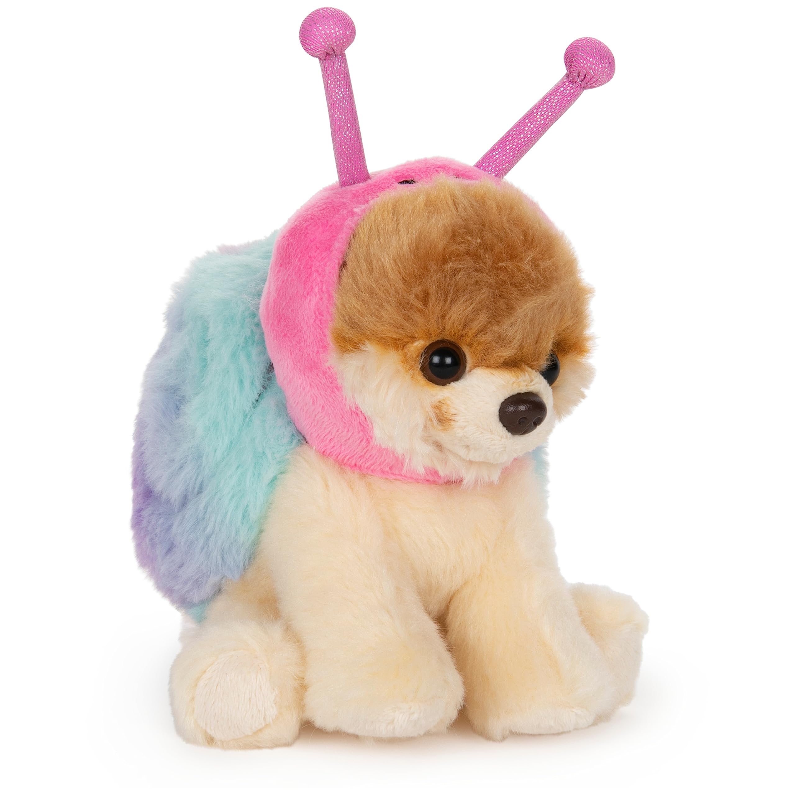 GUND Boo - The World's Cutest Dog Plush Toy, Itty Bitty Boo Snail #60 Stuffed Animal (5