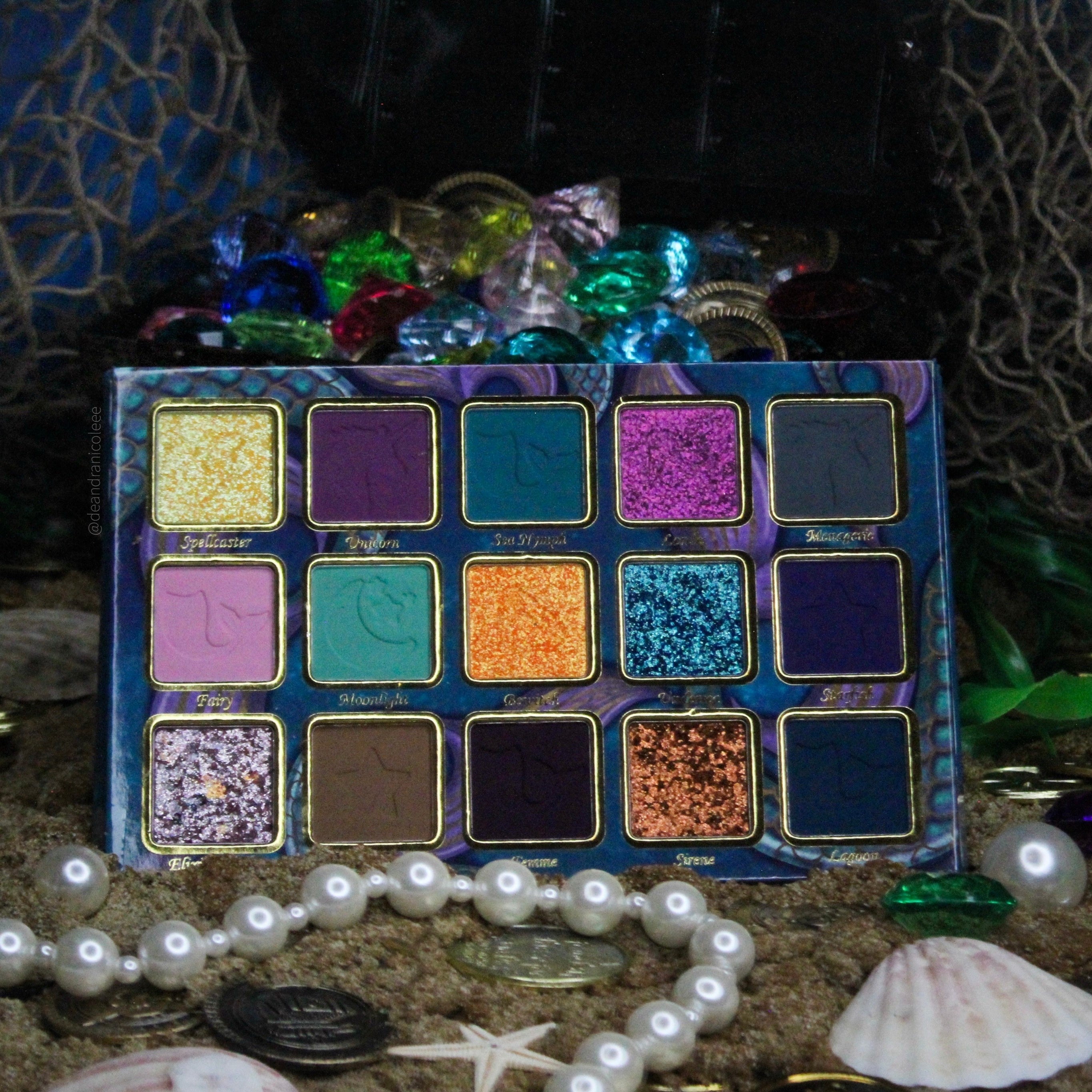 Call of the Sirens Eyeshadow Palette - 12 Highly Pigmented Matte & Shimmer Shades for Day & Night Makeup Looks | Perfect for Parties, Weddings & Special Occasions