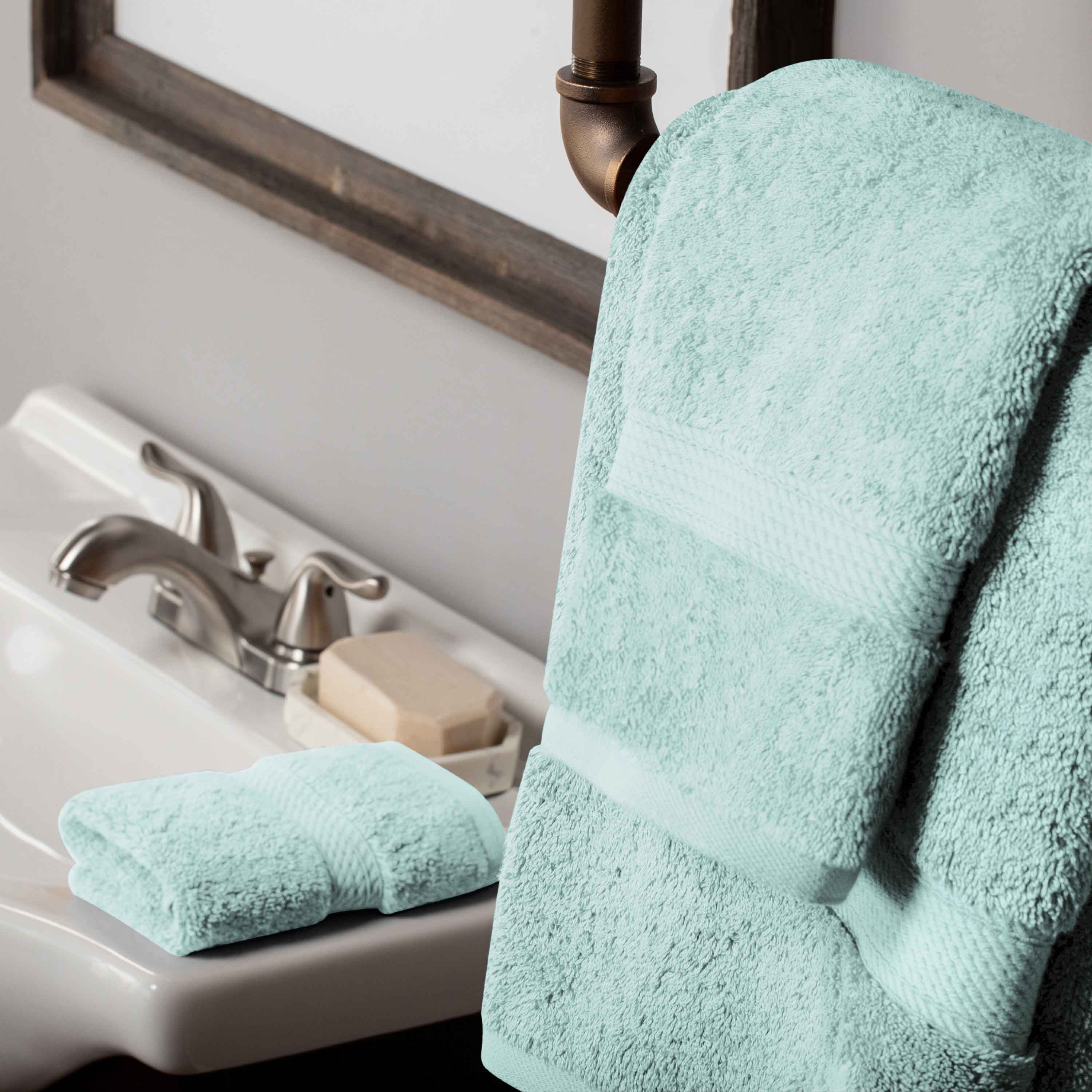 Premium 6-Piece Egyptian Cotton Towel Set - Ultra Soft, Heavyweight & Luxurious Bath Towels for Spa, Hotel & Home Use
