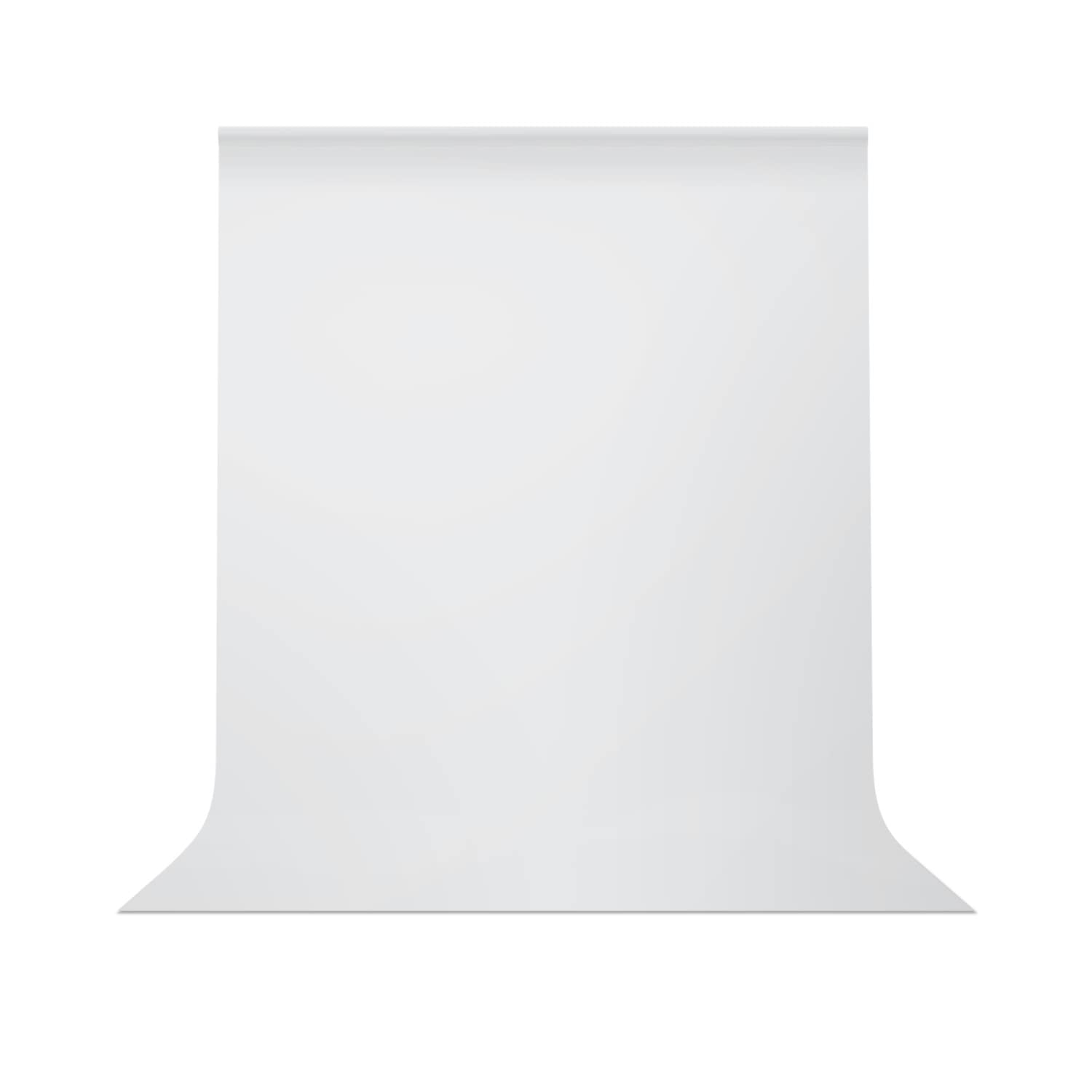 Julius Studio 9x13ft White Photography Backdrop - Premium Polyester Muslin Background for Photo Studio, Video Shooting & Content Creation (JSAG777) - Perfect for Portraits, Product Photography & YouTube Videos