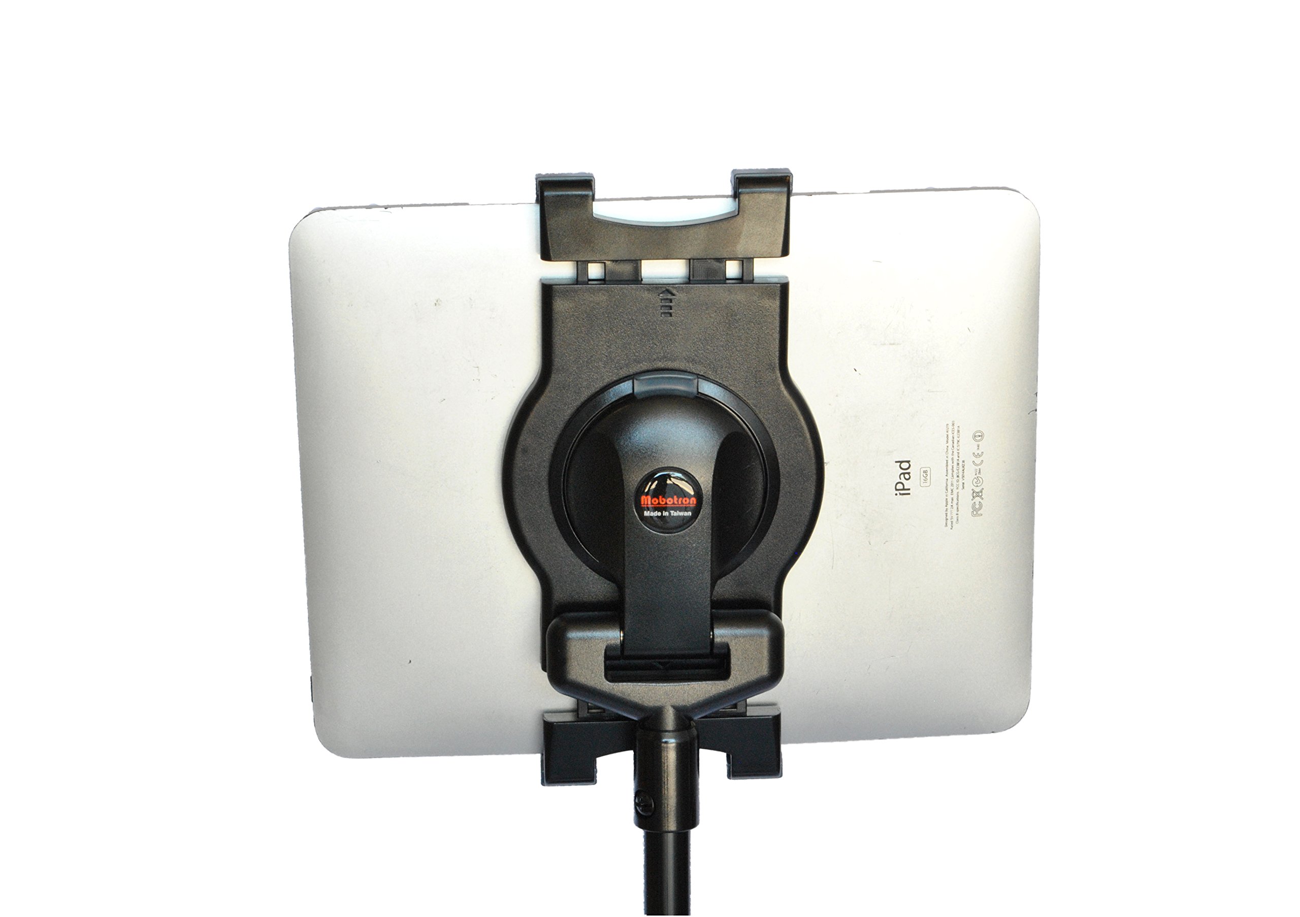 Mobotron MH-206 Adjustable Universal Tablet Floor Stand Holder - Compatible with iPad, iPad Mini, Galaxy Tab, Nexus 7/10 & Most 7-12 inch Tablets - Perfect for Home, Office, Bedroom Reading & Hands-Free Viewing