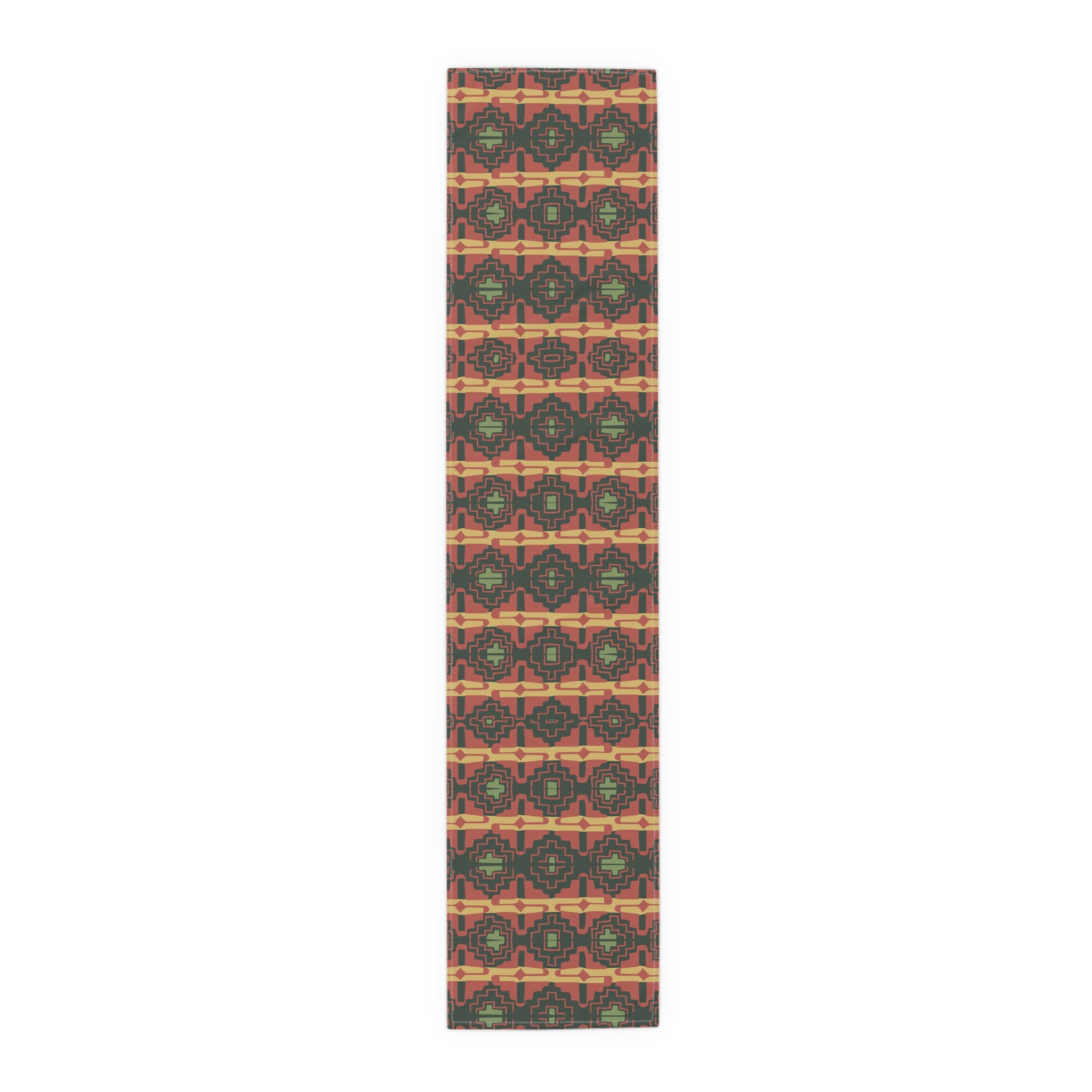 Southwestern Table Runner - Cotton & Poly Blend Mohave Pass Print - 2 Sizes (12x72 & 16x90) - Perfect for Dining Tables, Buffets, and Kitchen Counter Decor