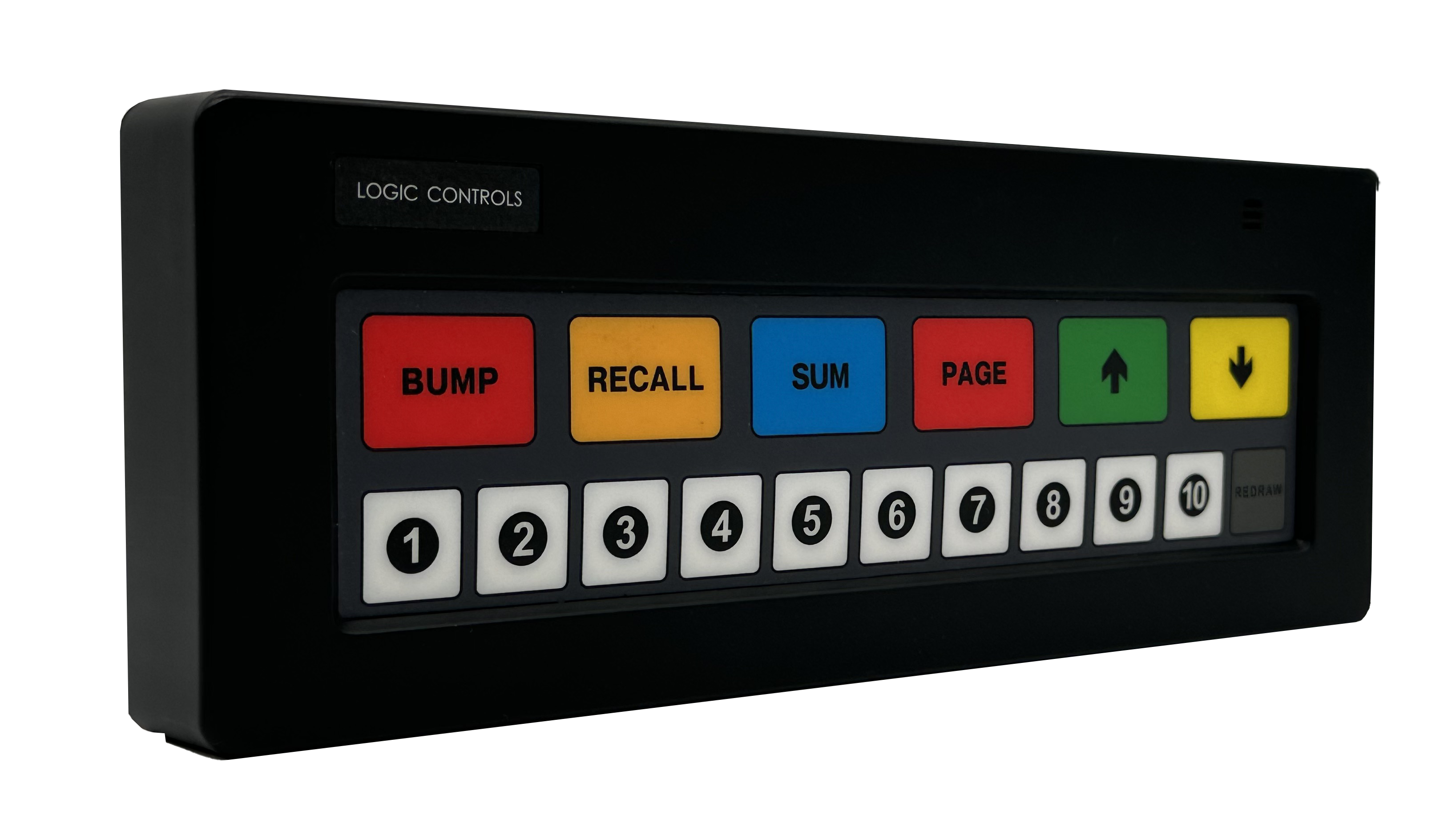 Logic Controls KB1700 Kitchen Display Bump Bar with Legend Sheet - Durable Restaurant POS System for Fast Food, Drive-Thru & Quick Service Dining