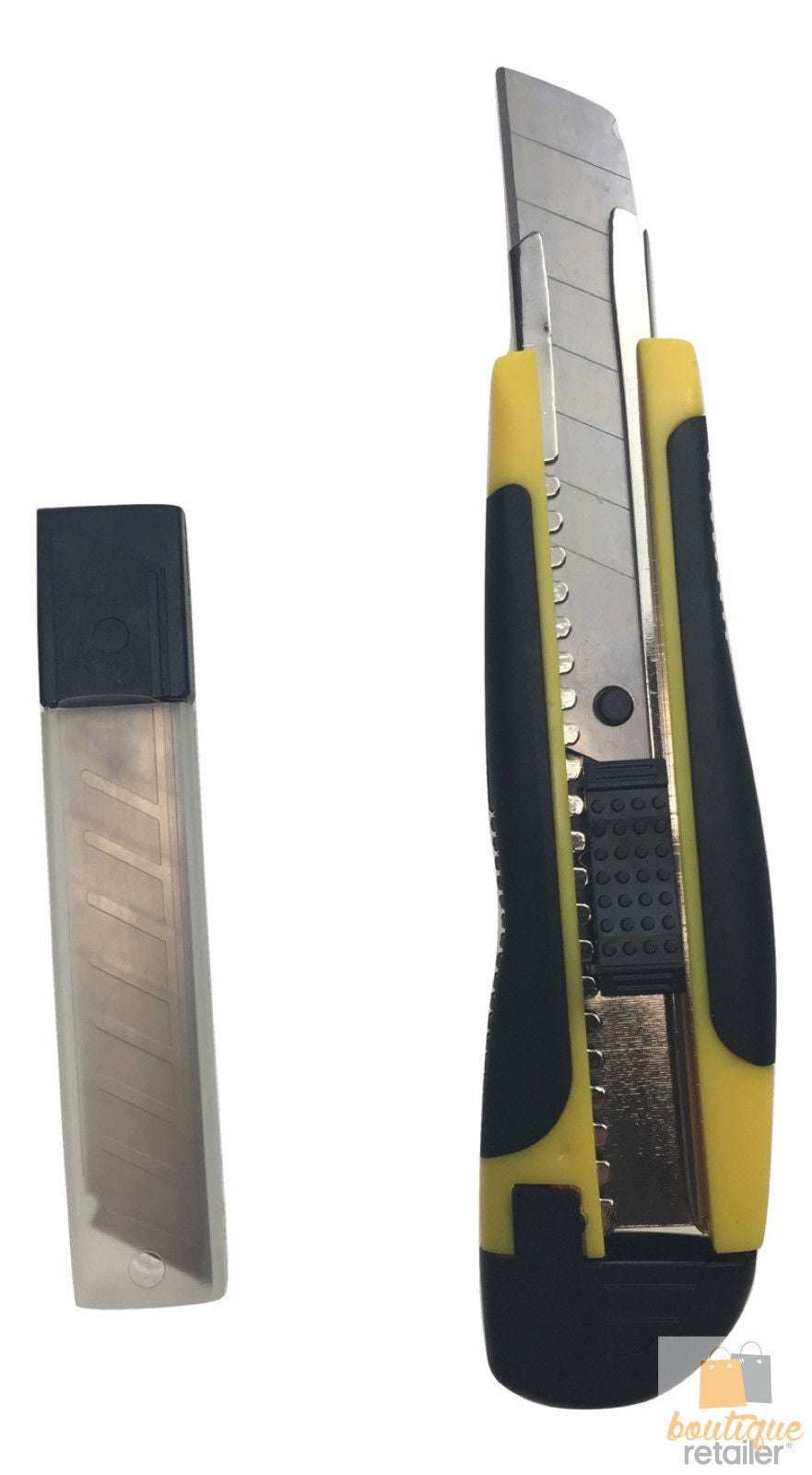 12-Pack Retractable Utility Knife Box Cutters with 18mm Snap-Off Blades - Heavy Duty Bulk Pack for Shipping, Packaging, Warehouse & DIY Projects