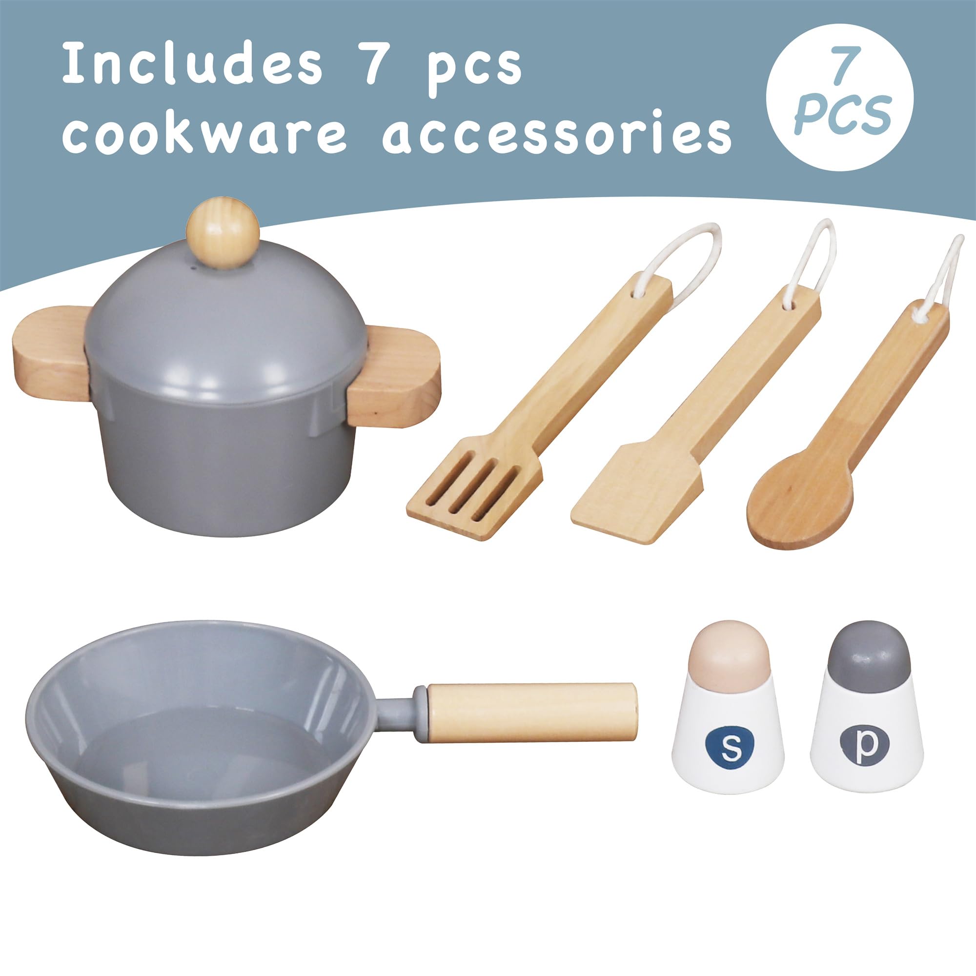 **Electronic Play Kitchen Toy Set for Kids with Light & Sounds - Pretend Cooking Stove, Cookware & Accessories - Toddler Learning Toy for Boys & Girls Ages 3+ - Perfect for Birthday & Holiday Gifts (Ideal for Role Play & Early Childhood Development)**