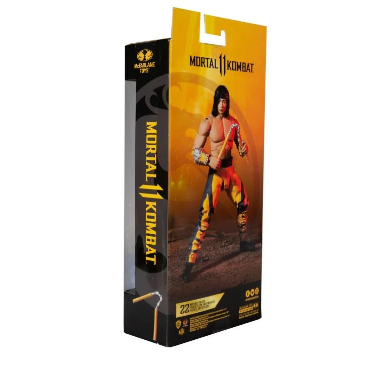 Mortal Kombat XI Liu Kang Fighting Abbot 6-Inch Collectible Action Figure - Video Game Character Model for Display & Combat Play