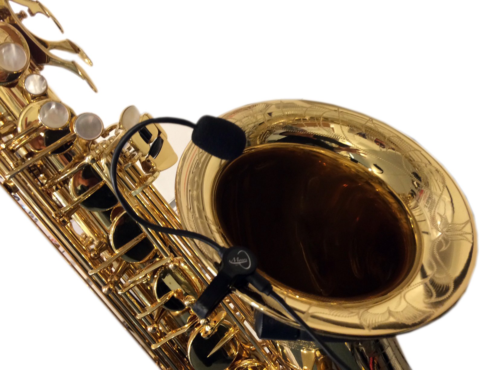 Myers Pickups The Feather Tenor Saxophone Pickup with Flexible Micro-Gooseneck - Perfect for Live Performances, Studio Recording & Jazz Ensembles