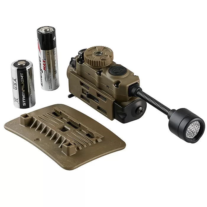 Streamlight Sidewinder Stalk Light - Dual AA & CR123A Battery Compatible with Mounting Kit | Tactical Flashlight for Hunting, Camping & Outdoor Adventures
