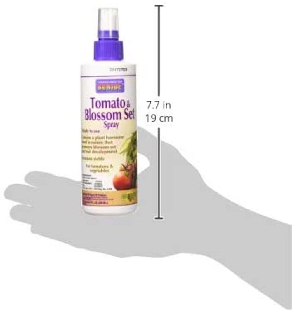 10 Pack Bonide 543 8 oz Ready-to-Use Tomato & Vegetable Blossom Set Spray - Prevents Blossom Drop for Tomatoes, Peppers & Vegetables - Ideal for Home Gardeners & Organic Farming