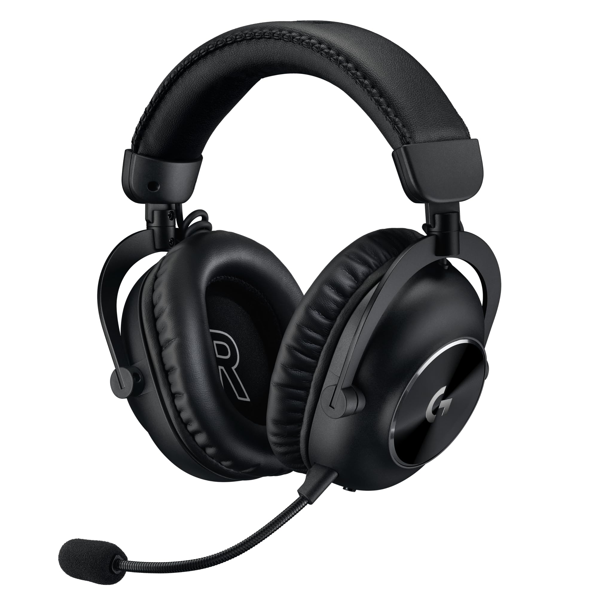 Logitech G PRO X 2 Lightspeed Wireless Gaming Headset with Detachable Mic - 50mm Graphene Drivers, DTS:X 2.0 7.1 Surround Sound - Bluetooth/USB/3.5mm Compatible with PC, PS5, PS4, Nintendo Switch - Black - Perfect for Competitive Gaming & Streaming