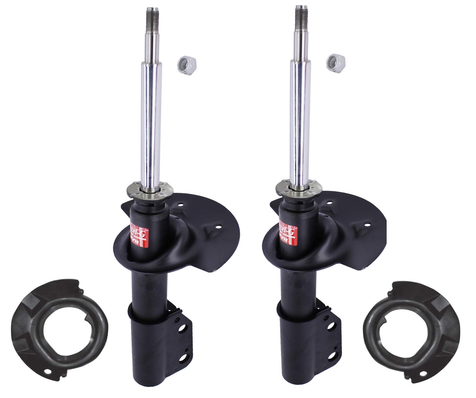 Newparts Front Struts & Lower Coil Spring Insulators Kit for Cadillac DeVille Sedan - Improve Ride Comfort & Reduce Noise for Smooth Driving