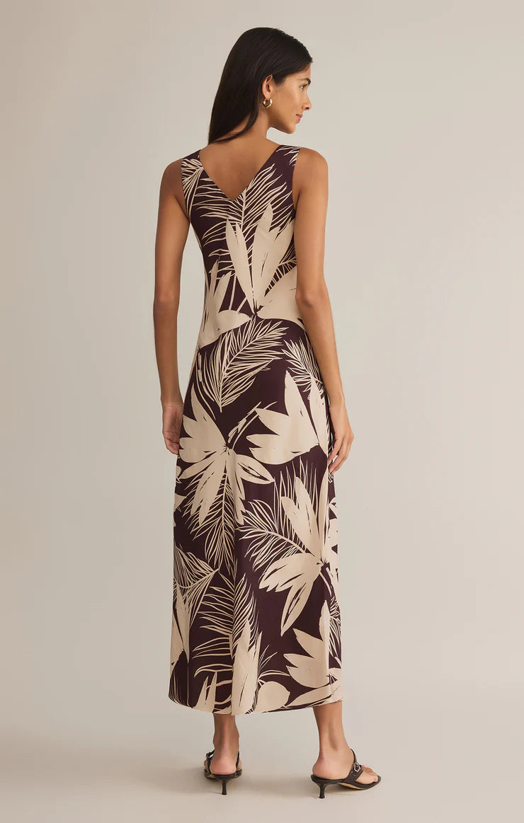 Hana Palerma Maxi Dress - Flowy Long Summer Dress for Women, Boho Chic Beach Dress with Floral Print | Perfect for Vacations, Beach Parties, and Casual Outings