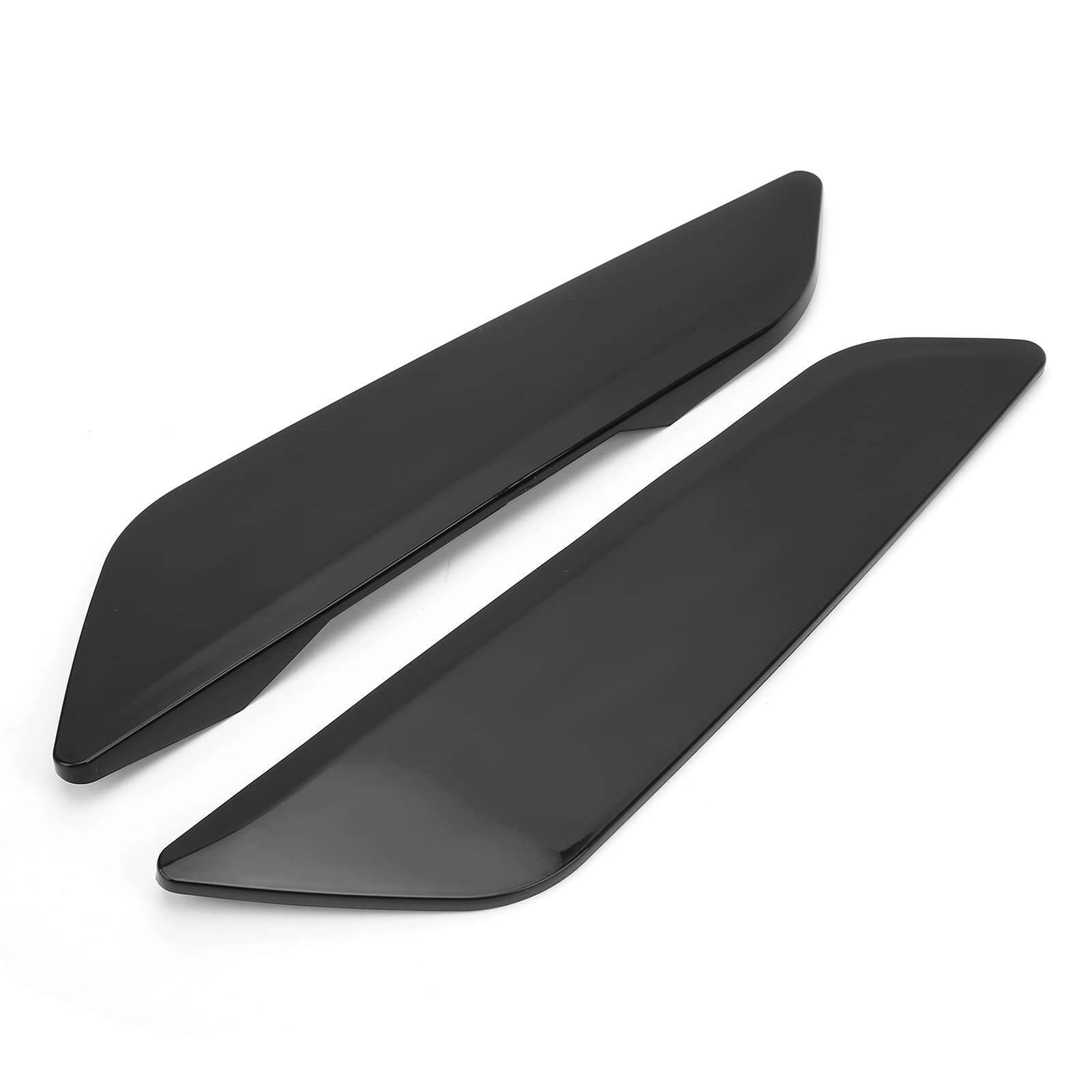 Shanrya Mudguard Side Air Outlet Trim - High Temperature Resistant ABS Sticker Cover for Car Decoration (Black) | Durable Automotive Exterior Accessory for Off-Road & Street Vehicles