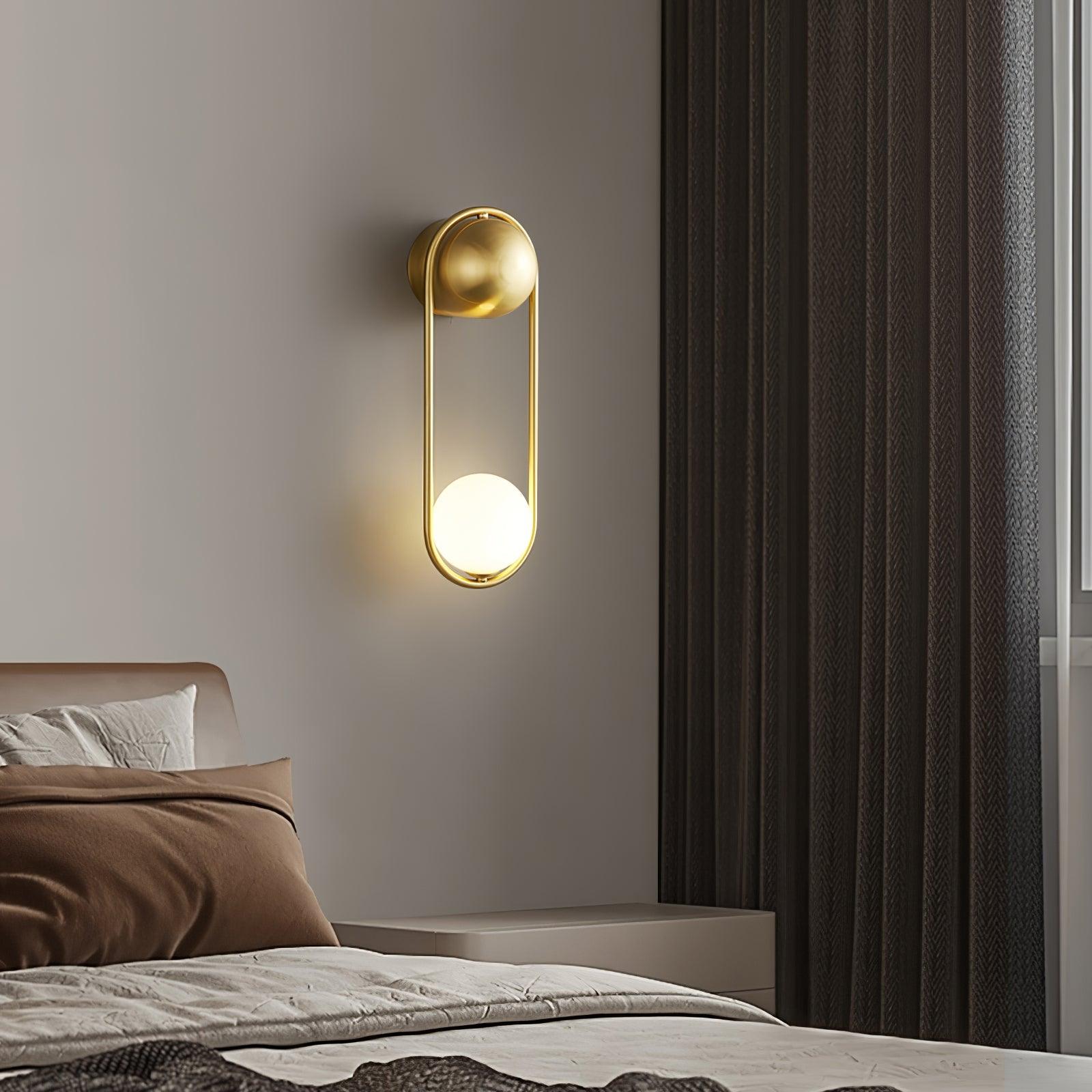Mila Modern Wall Lamp - Sleek LED Sconce Light for Bedroom, Living Room & Hallway - Dimmable Indoor Lighting Fixture with Warm White Glow - Perfect for Home Decor, Reading Nook & Ambient Lighting