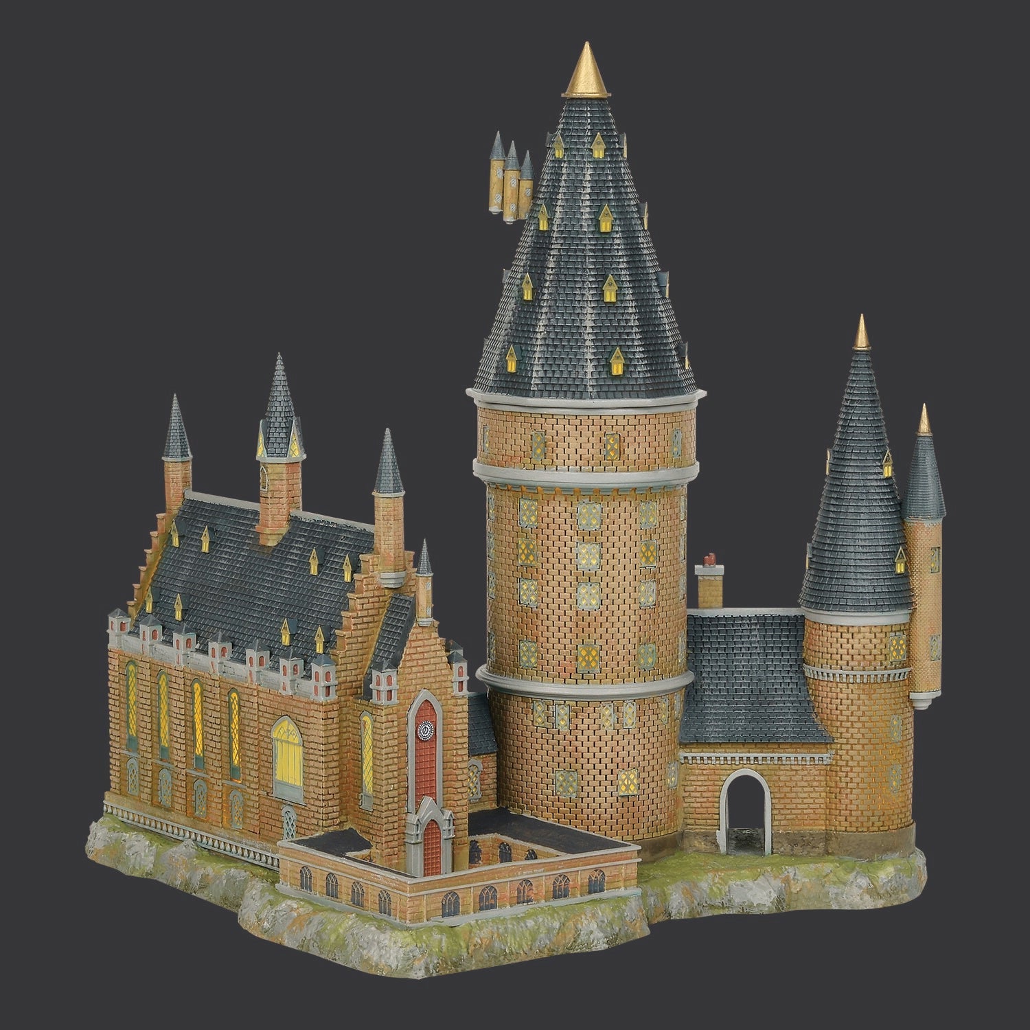 Harry Potter Hogwarts Hall and Tower Building Set - Official Village Collection - Perfect for Collectors, Gifts, and Harry Potter Fans - Great for Display, Play, and DIY Scenes