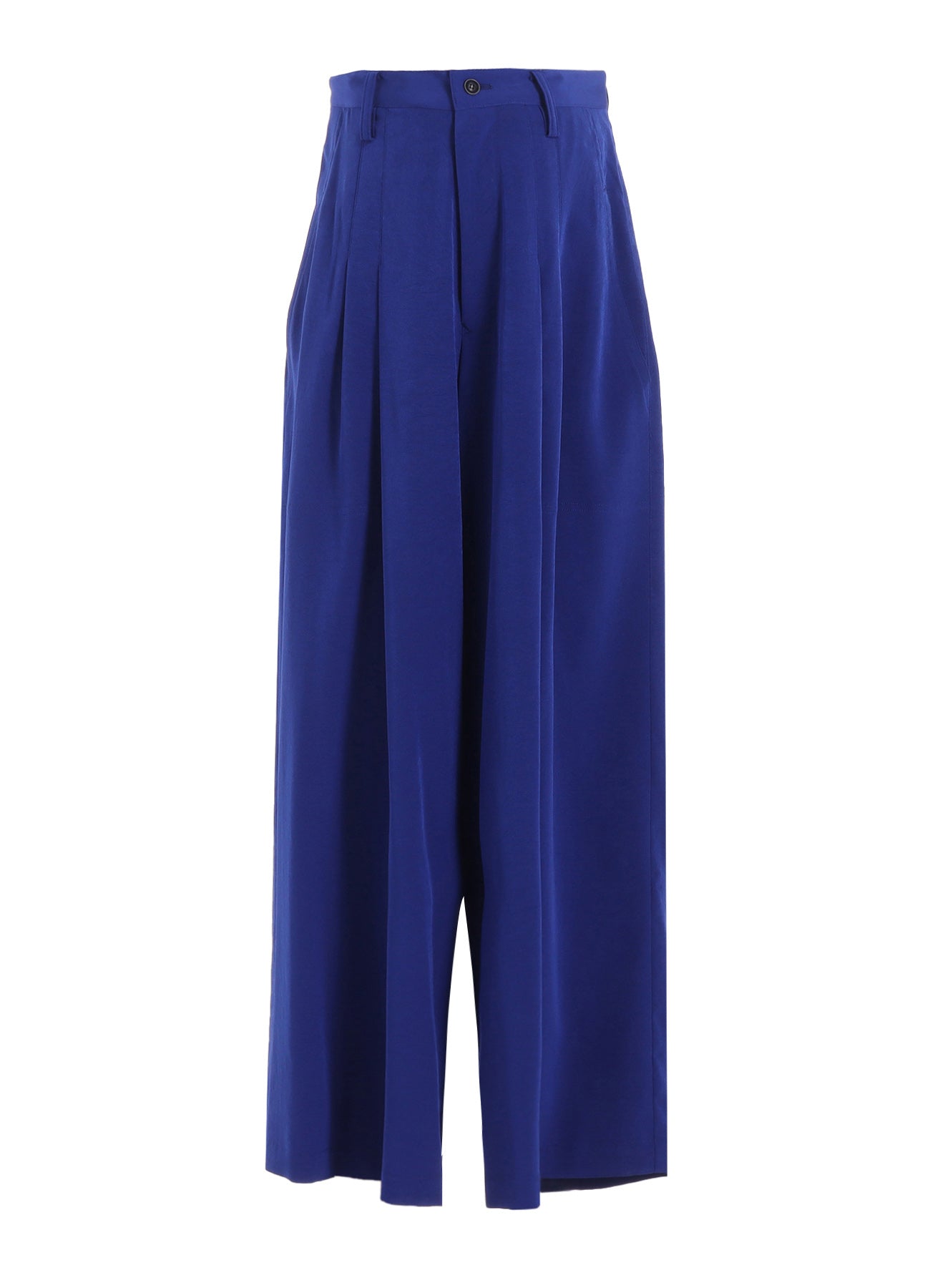 CREPE de CHINE DOUBLE TUCKED WIDE PANTS for Women - High Waist Flowy Palazzo Pants for Office, Travel & Casual Wear