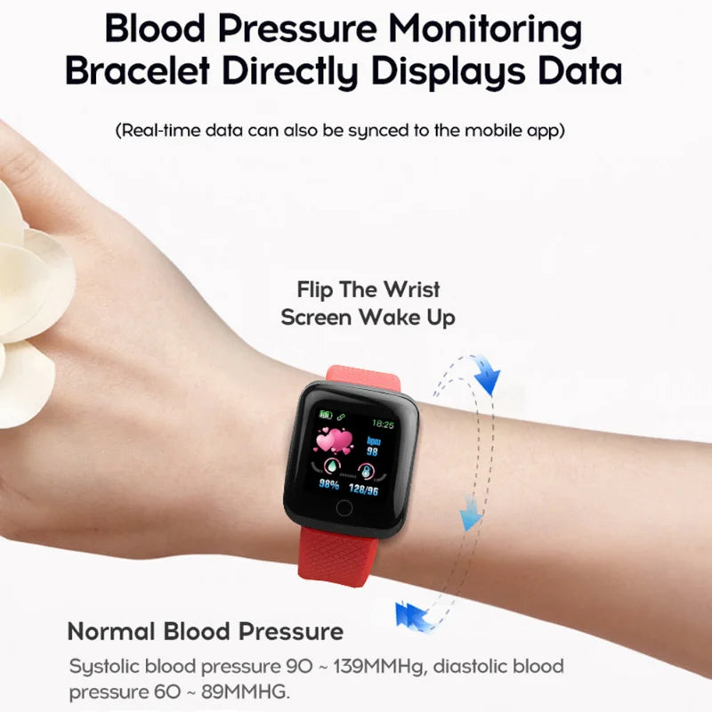 Smart Watch for Men with Blood Pressure Monitor, Waterproof Fitness Tracker for Sports & Outdoor Activities - Perfect for Running, Swimming & Daily Health Tracking
