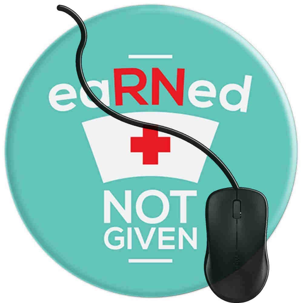 Non-Slip Gaming Mouse Pad for Computers & Laptops - Large Office Mouse Mat for PC, Nurse RN Registered Nurses (2T1152) - Perfect for Gaming, Work & Home Office Use