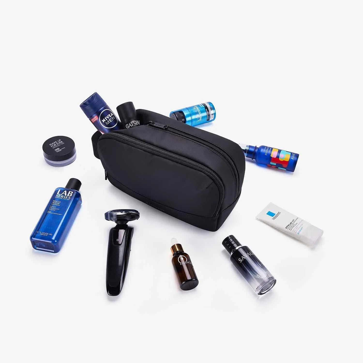 Waterproof Dopp Kit for Men & Women - Travel Toiletry Bag for Gym, Camping & Airplane Carry On - Durable & Spacious Cosmetic Organizer