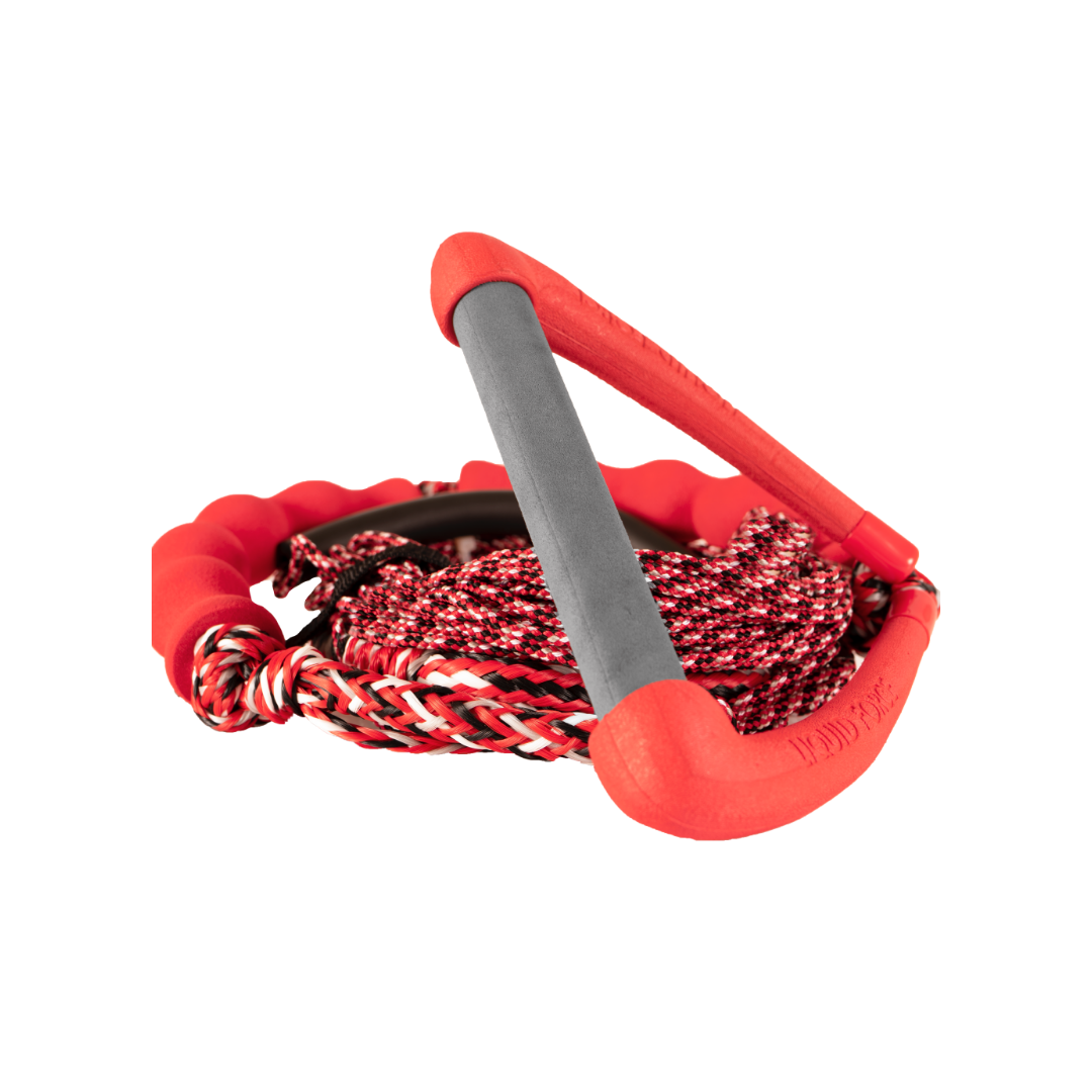 Liquid Force Foil Surf Rope and Handle Package - Premium Wakeboard Tow Rope with Comfort Grip for Water Sports & Foil Surfing - Perfect for Boating, Lake Days, and Ocean Adventures
