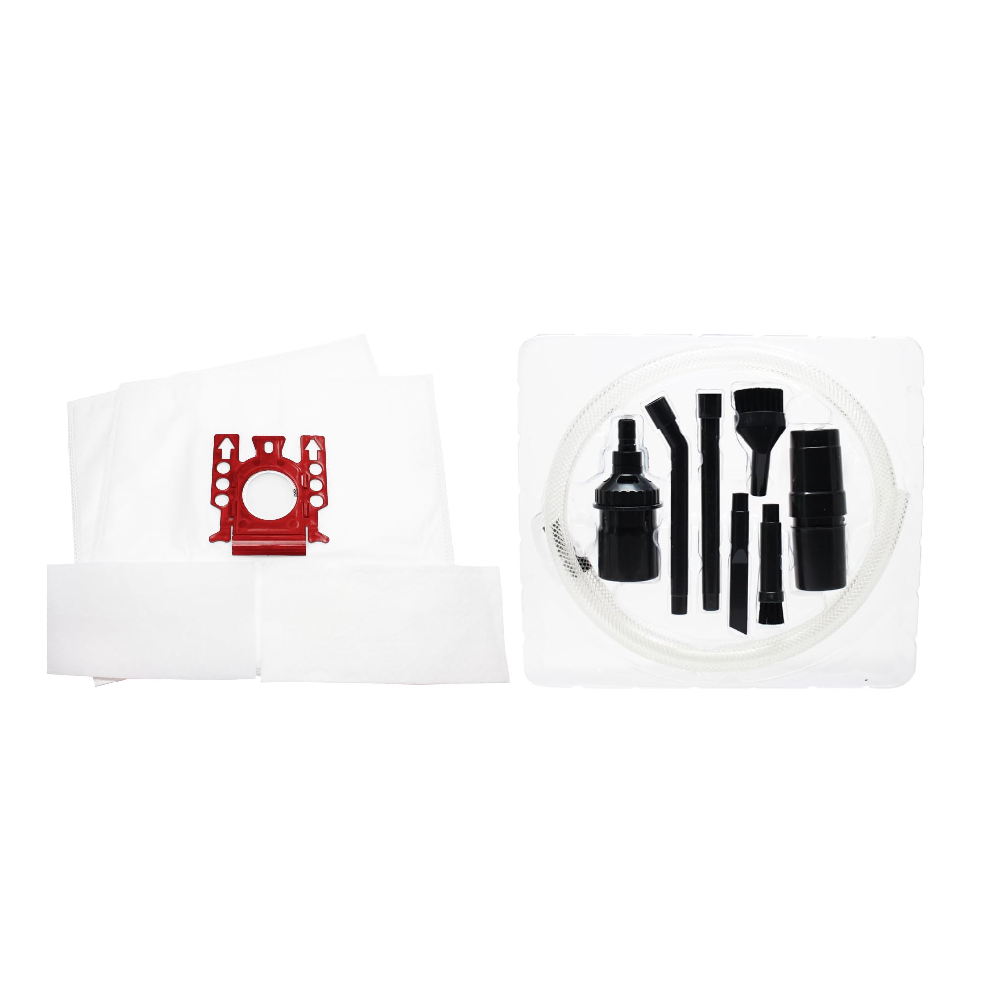 **Miele S256i Vacuum Bags Replacement – 6 High-Performance HEPA Bags + 7-Piece Micro Vacuum Attachment Kit – Compatible with Miele Type FJM (3-Pack, 2 Bags Each) – Ideal for Deep Cleaning Carpets, Upholstery & Pet Hair**
