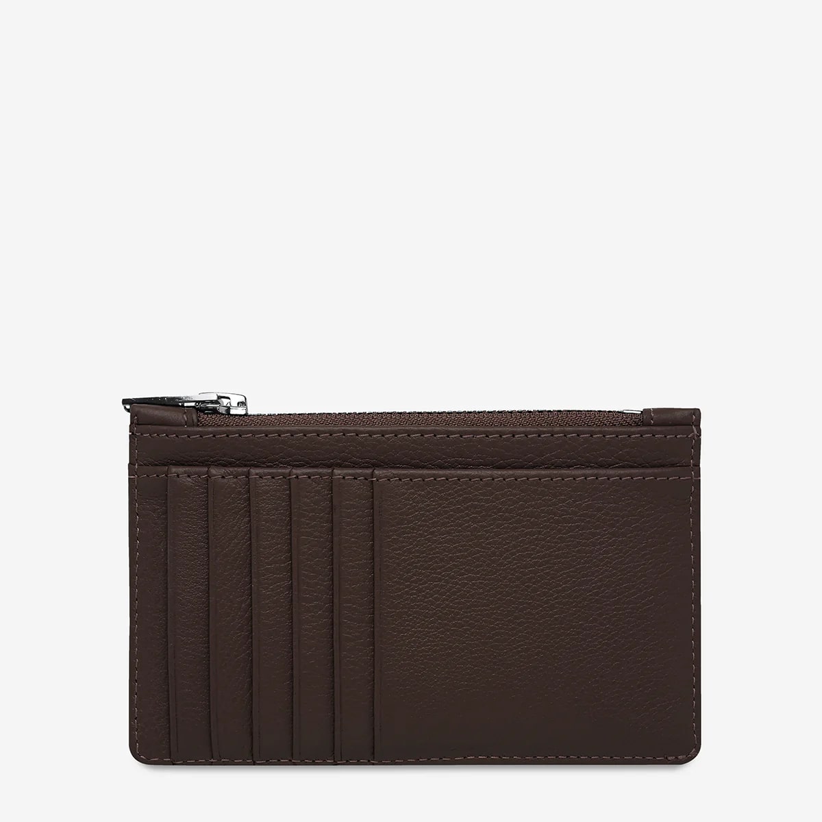 Status Anxiety Avoiding Things Leather Wallet in Cocoa - Stylish & Durable Men's Bifold Wallet for Everyday Use, Travel, and Business
