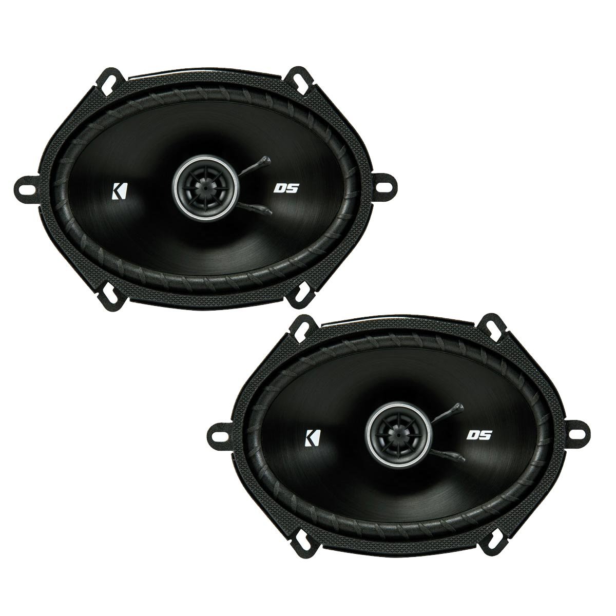 Kicker 43DSC6804 D-Series 6x8-Inch 200W Car Audio Speakers Pair - Premium Sound for Trucks, SUVs & Boats | High-Performance Bass & Clarity
