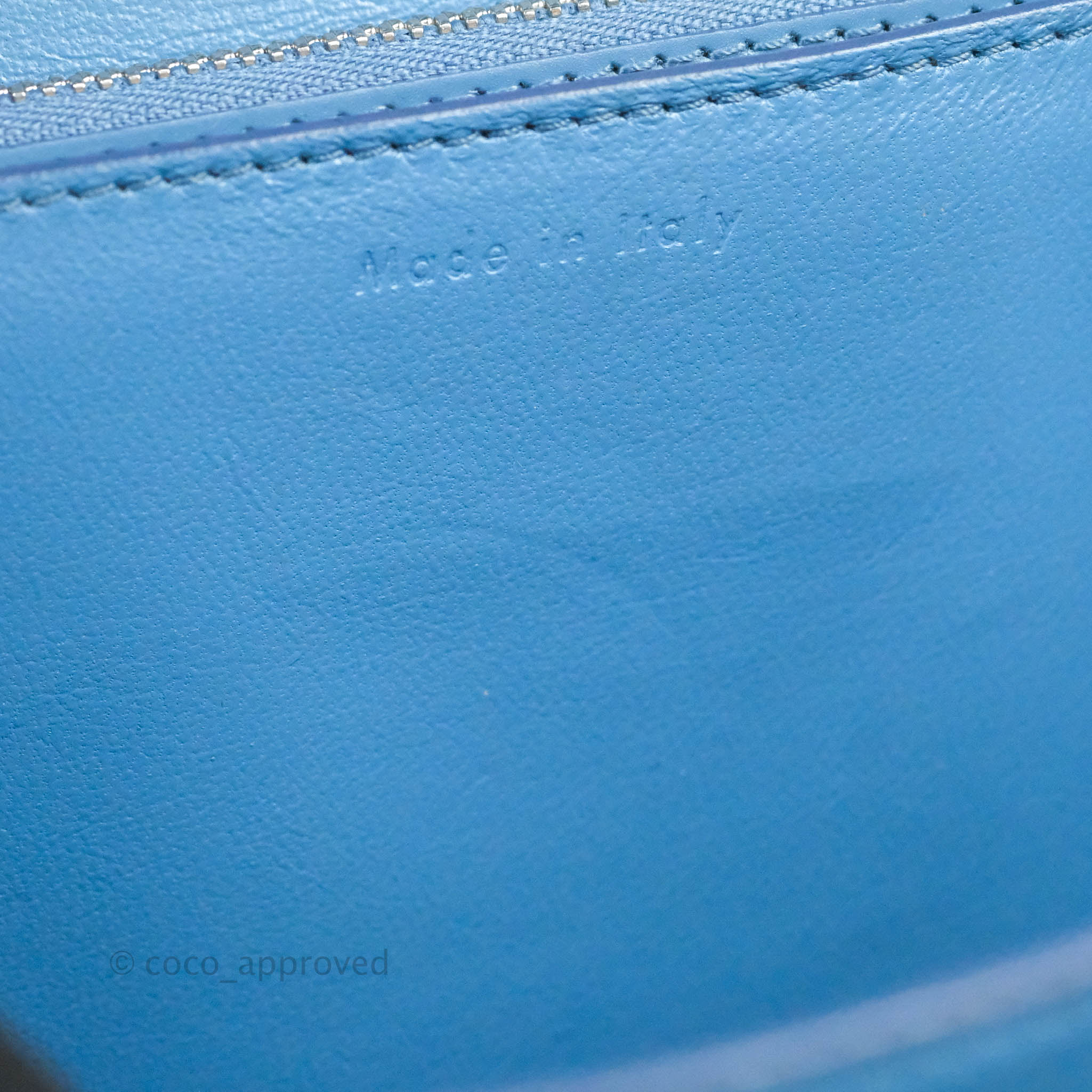 Celine Medium Classic Box Bag in Blue Calfskin with Silver Hardware - Luxury Crossbody Purse for Women, Perfect for Work, Date Night & Special Occasions