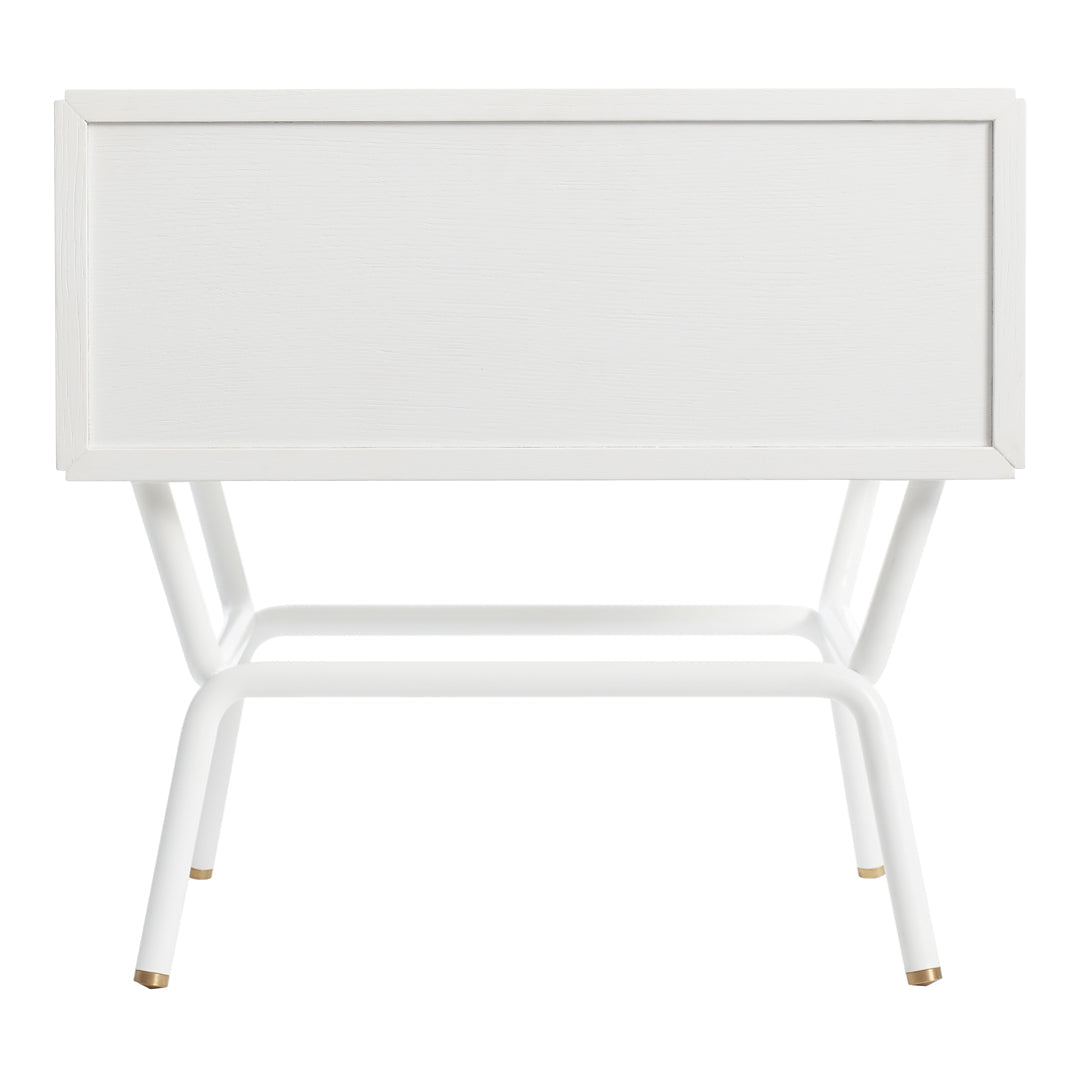 Modern Blu Dot Dang Nightstand - Minimalist Bedside Table with Storage Shelf | Perfect for Small Spaces, Bedrooms & Apartments