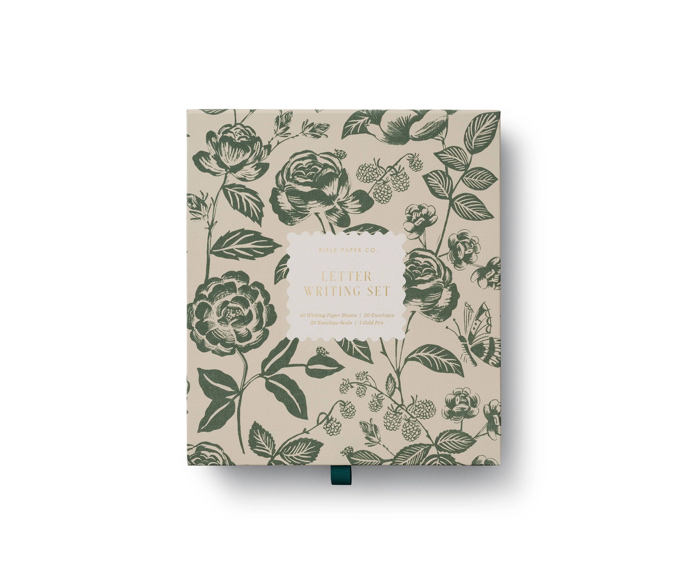 Premium English Rose Letter Writing Set - Elegant Stationery Kit for Handwritten Notes, Greeting Cards & Romantic Correspondence - Perfect for Weddings, Anniversaries & Special Occasions