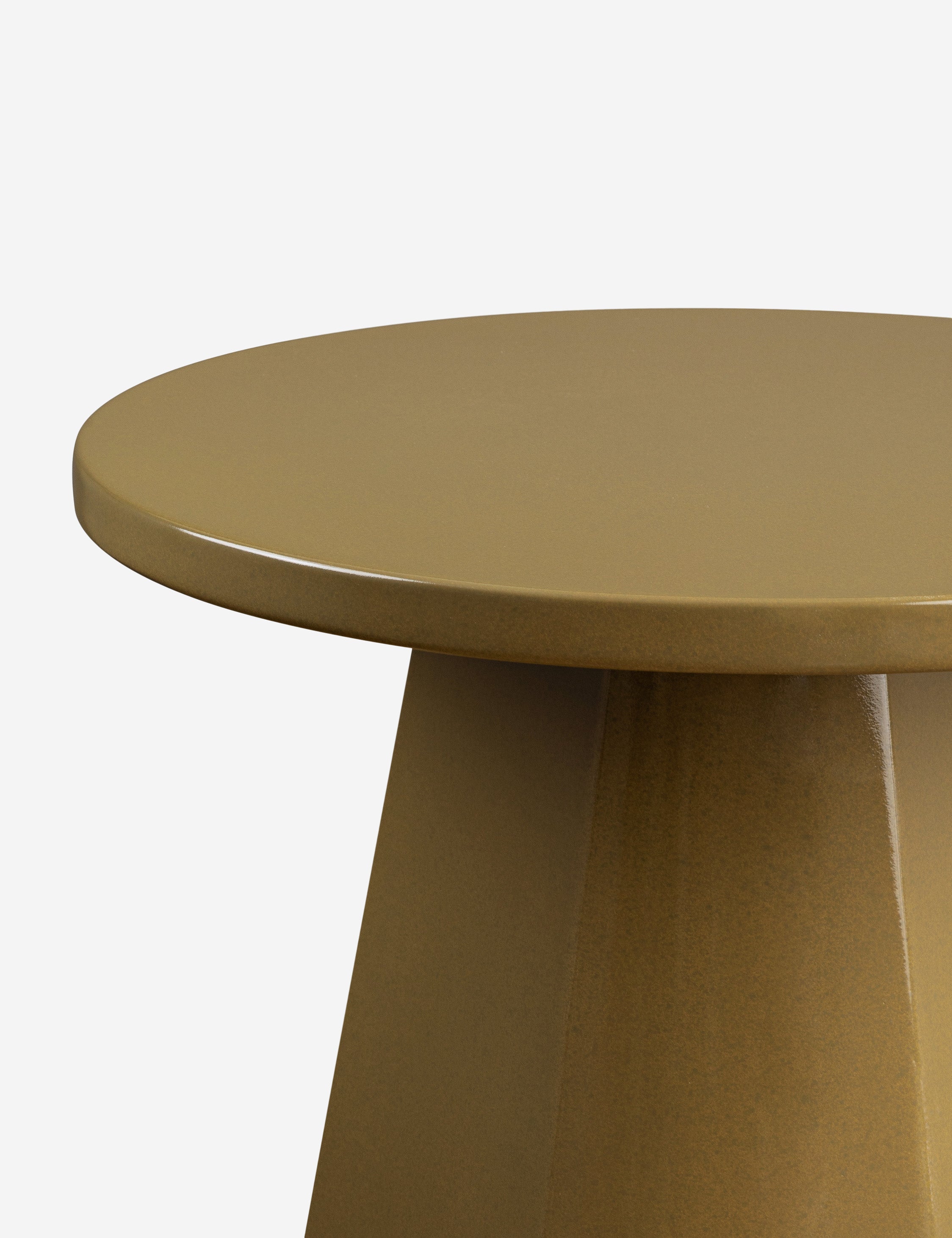 Terrell Round Side Table for Indoor & Outdoor Use - Patio, Garden, Living Room, Deck Furniture Accent Piece