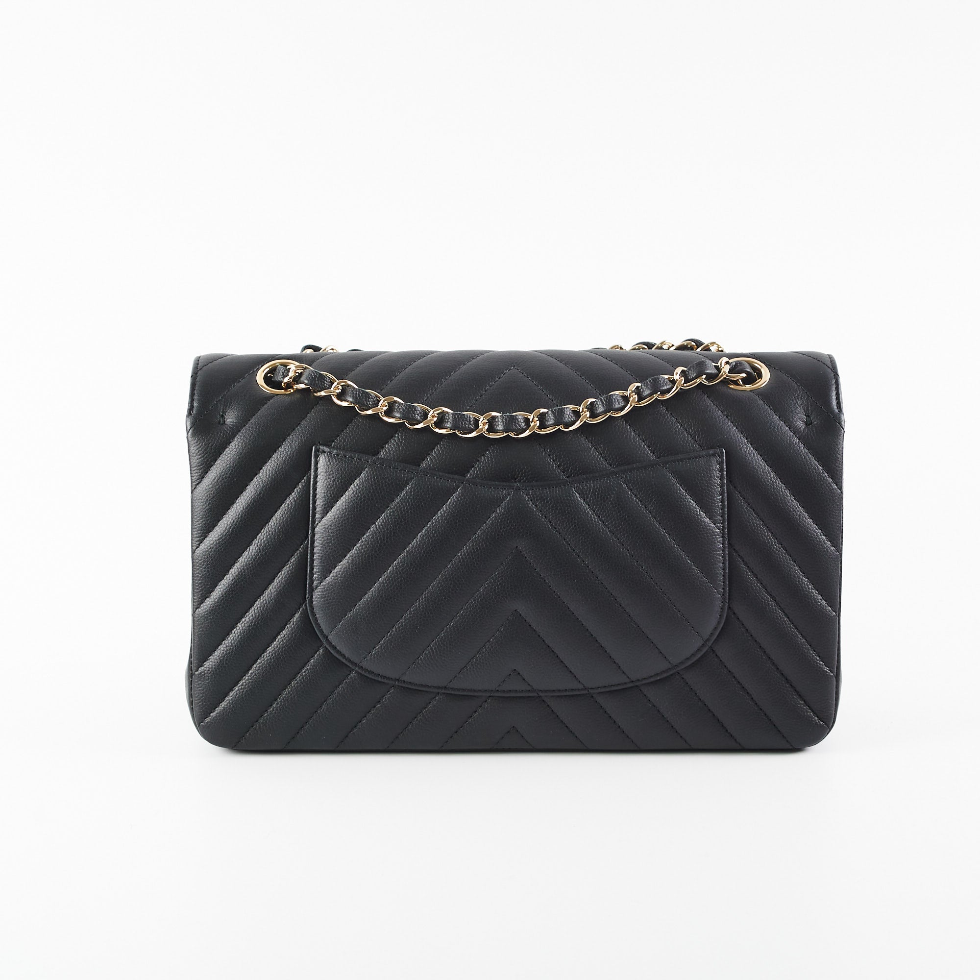 Chanel Medium Classic Flap Chevron Quilted Leather Shoulder Bag - Luxury Designer Handbag for Women | Perfect for Work, Evening Events & Special Occasions